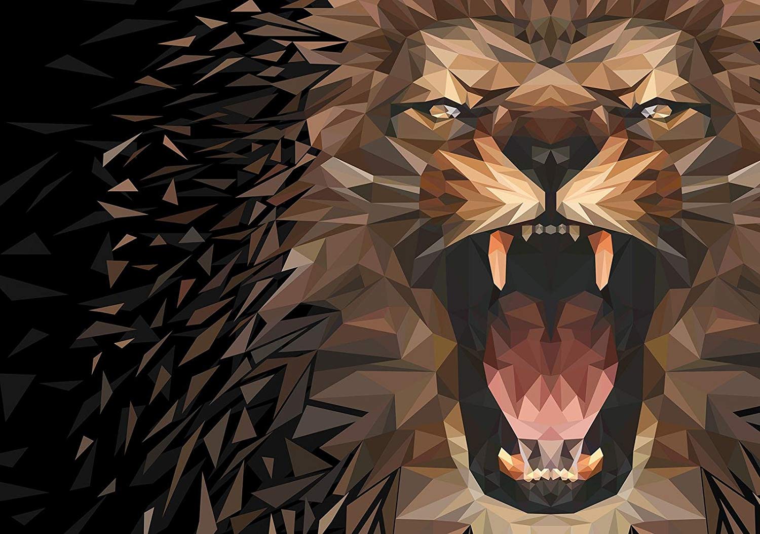 Lion Geometric Wallpapers Top Free Lion Geometric Backgrounds