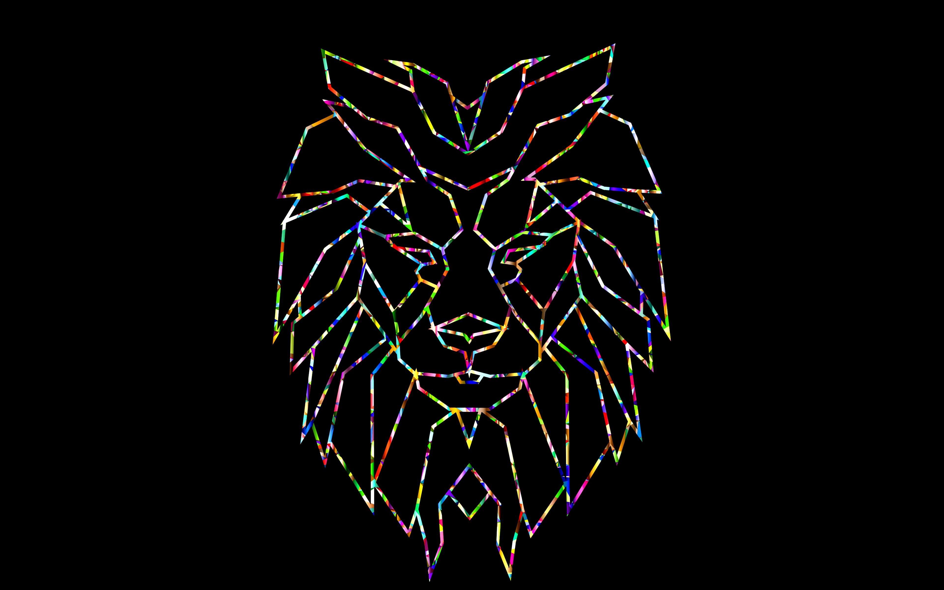 Lion Geometric Wallpapers Top Free Lion Geometric Backgrounds