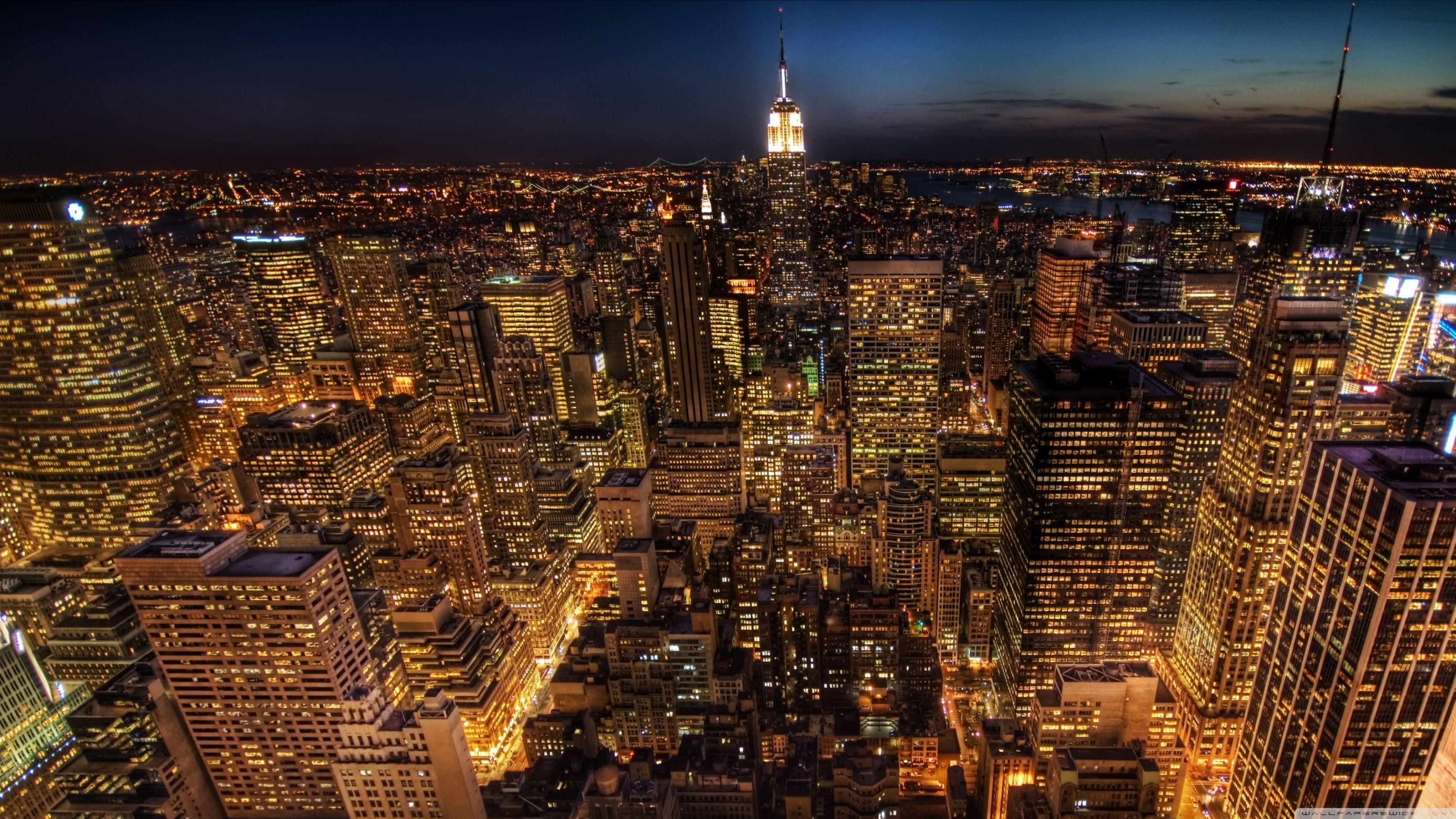 Manhattan Night Skyline Wallpapers Top Free Manhattan Night Skyline