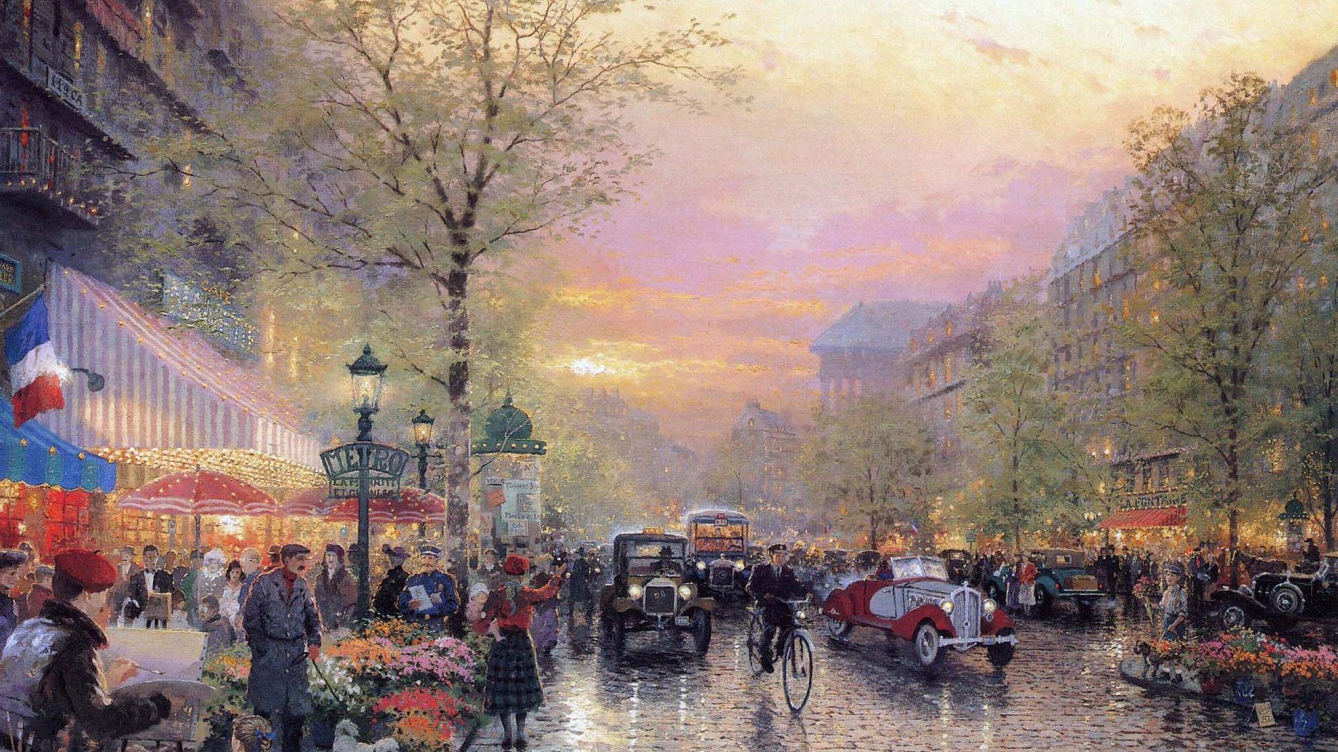Paris Painting Wallpapers Top Free Paris Painting Backgrounds