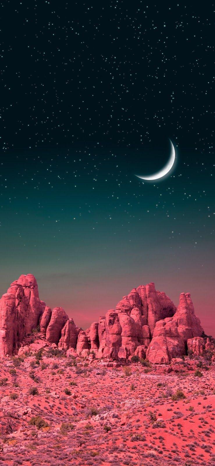 Desert Moon Wallpapers Top Free Desert Moon Backgrounds WallpaperAccess