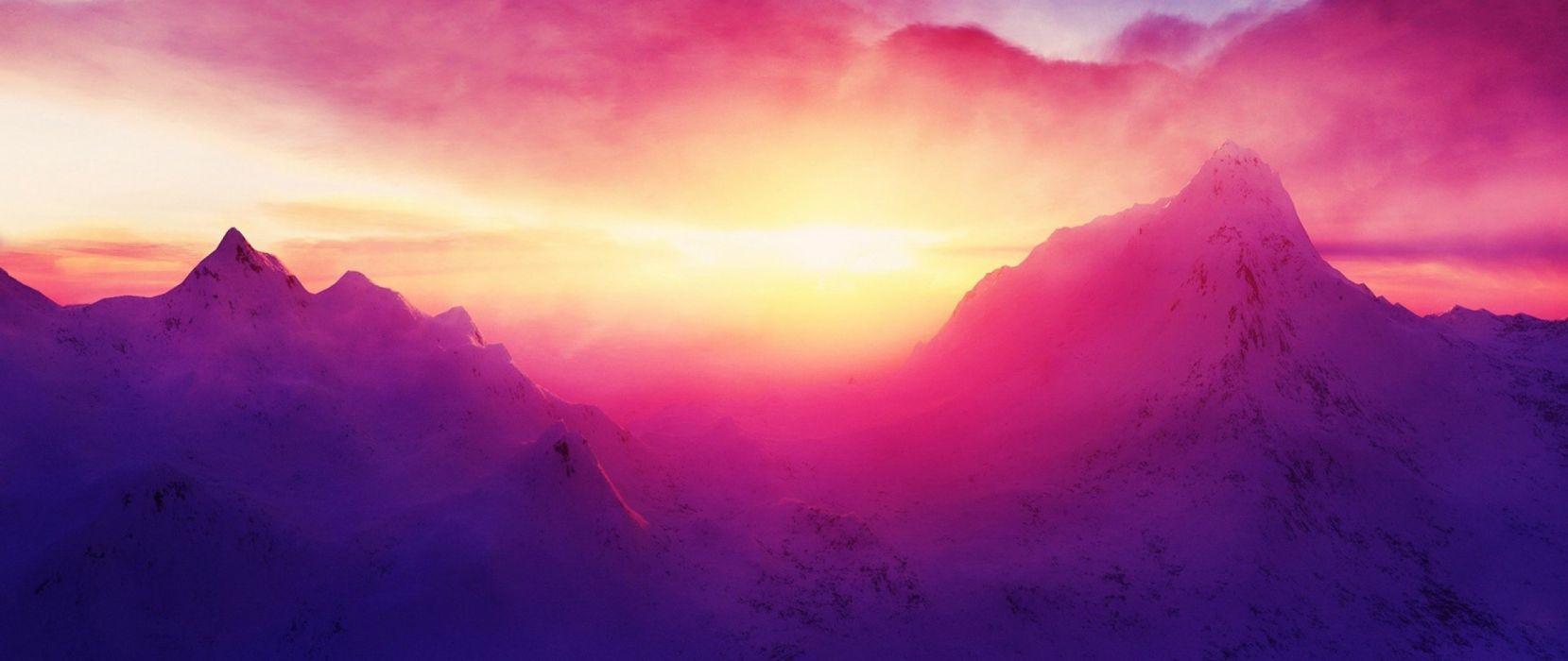 Pink Landscape Wallpapers Top Free Pink Landscape Backgrounds