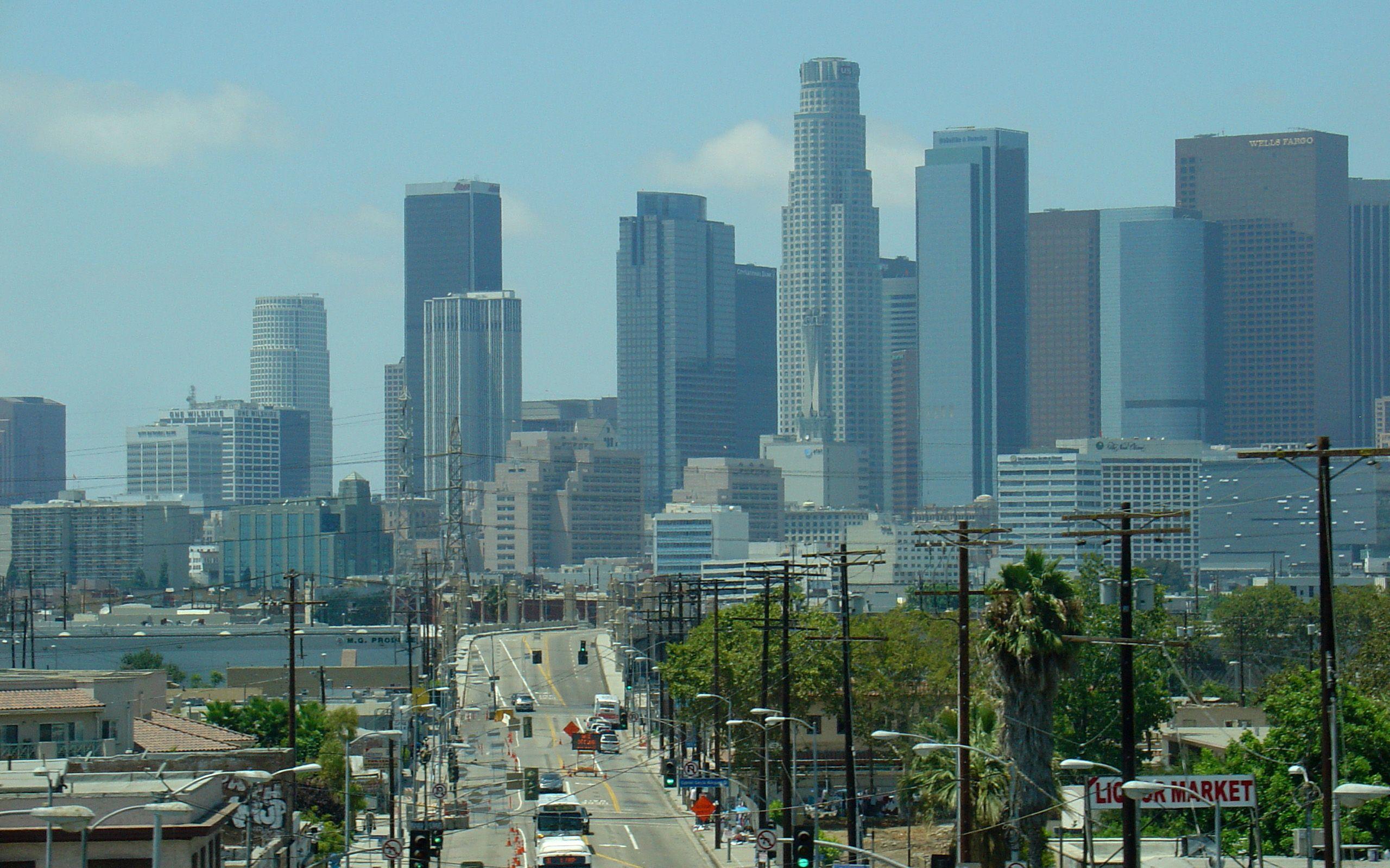 Los Angeles Skyline Wallpapers Top Free Los Angeles Skyline