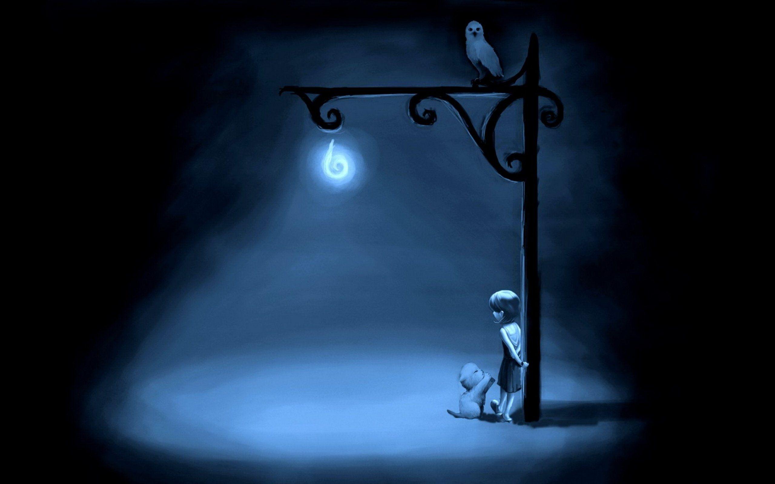 Sad Night Wallpaper