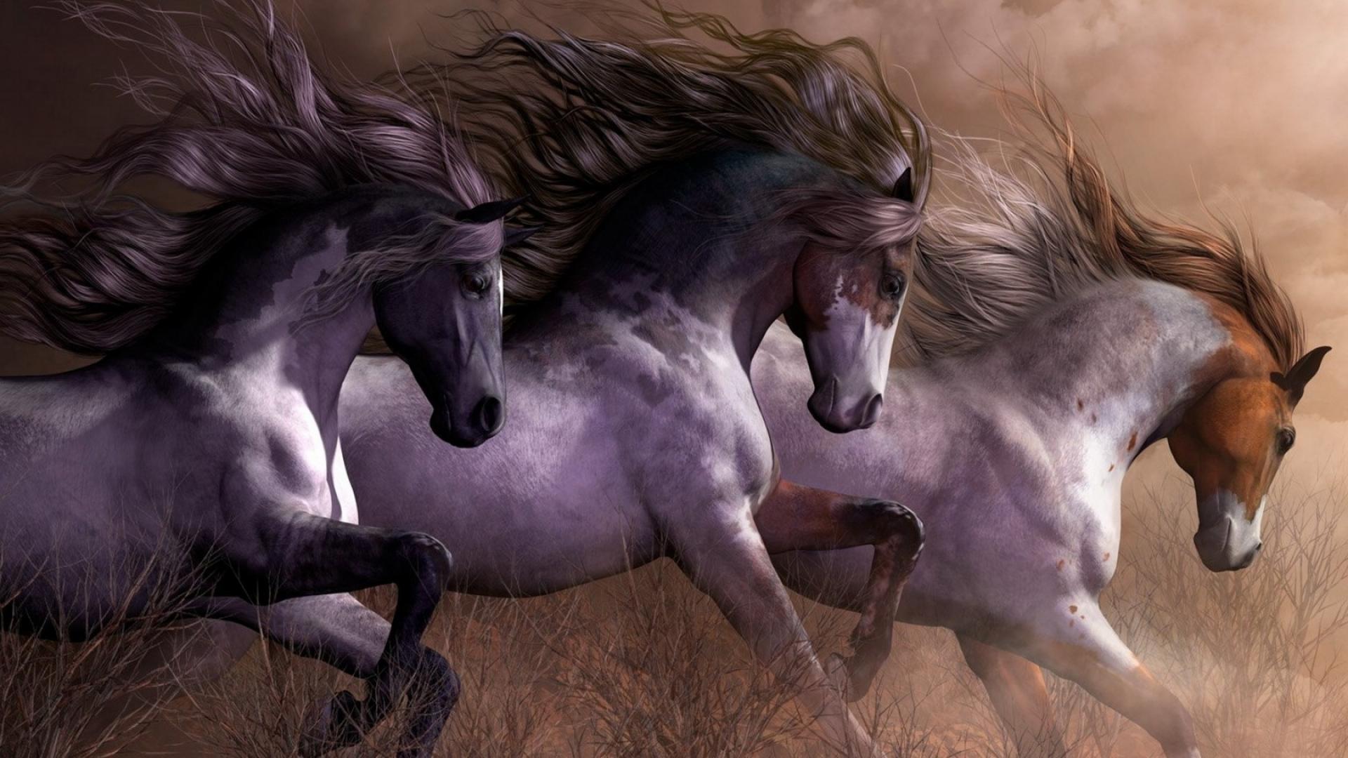 Horse Art Wallpapers Top Free Horse Art Backgrounds WallpaperAccess