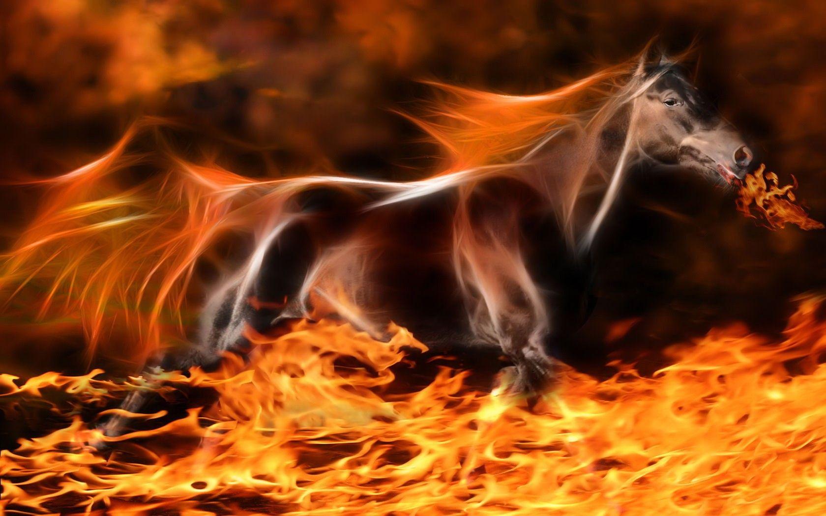 Fire Horse Wallpapers Top Free Fire Horse Backgrounds WallpaperAccess
