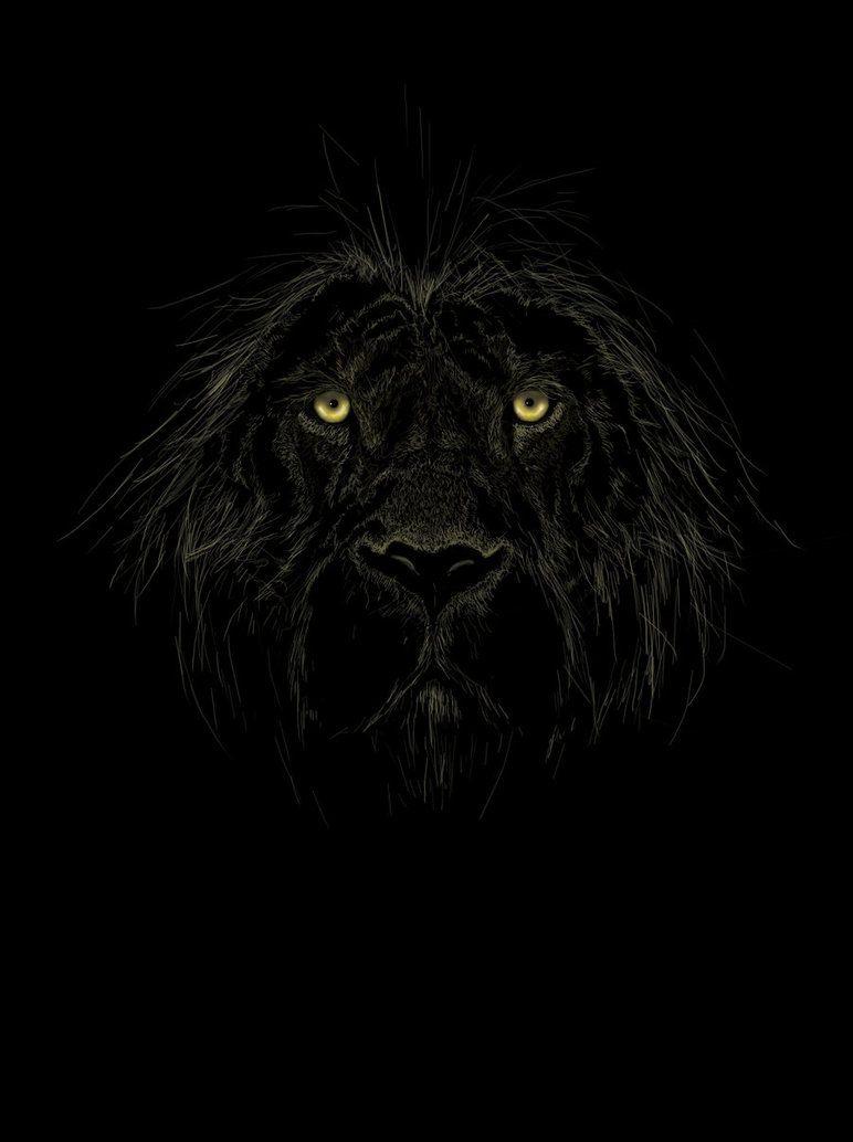 Dark Lion Wallpapers Top Free Dark Lion Backgrounds WallpaperAccess