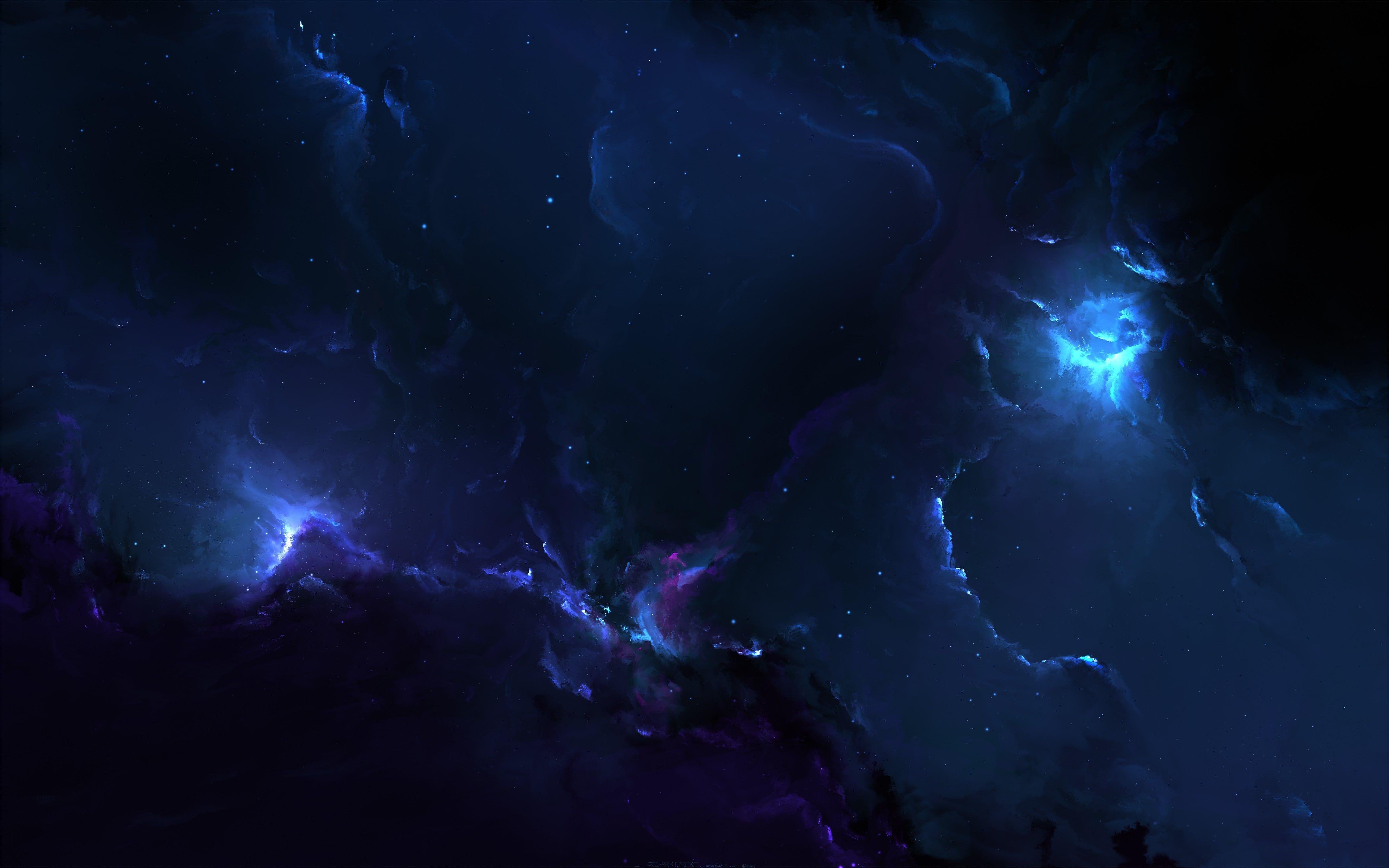 Blue Purple Galaxy Nebula Wallpapers Top Free Blue Purple Galaxy