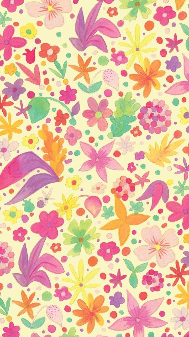 Flower Pattern iPhone Wallpapers Top Free Flower Pattern iPhone