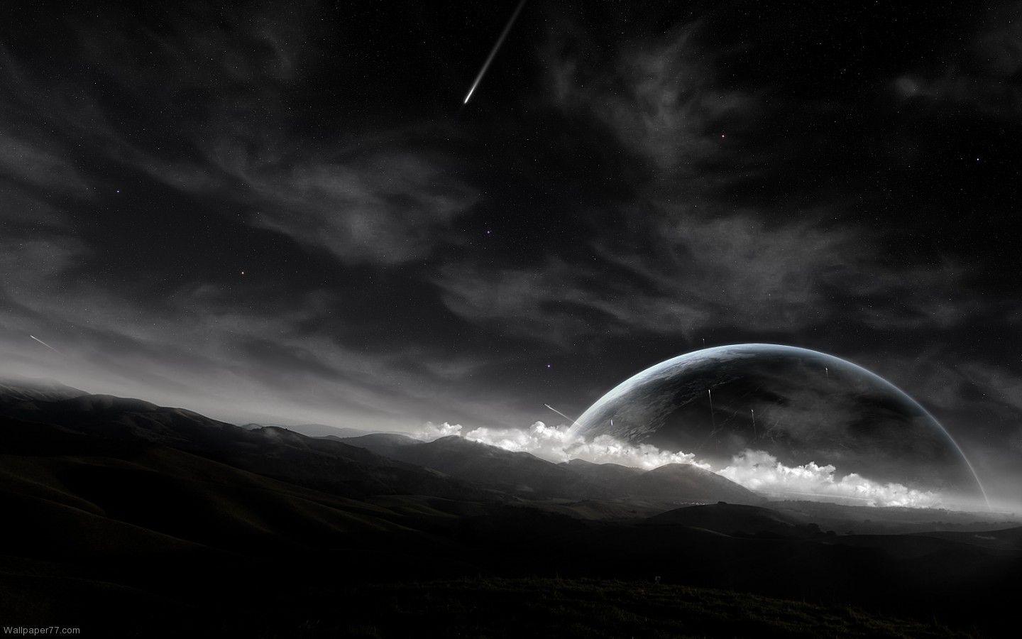 Black Space Wallpapers Top Free Black Space Backgrounds WallpaperAccess