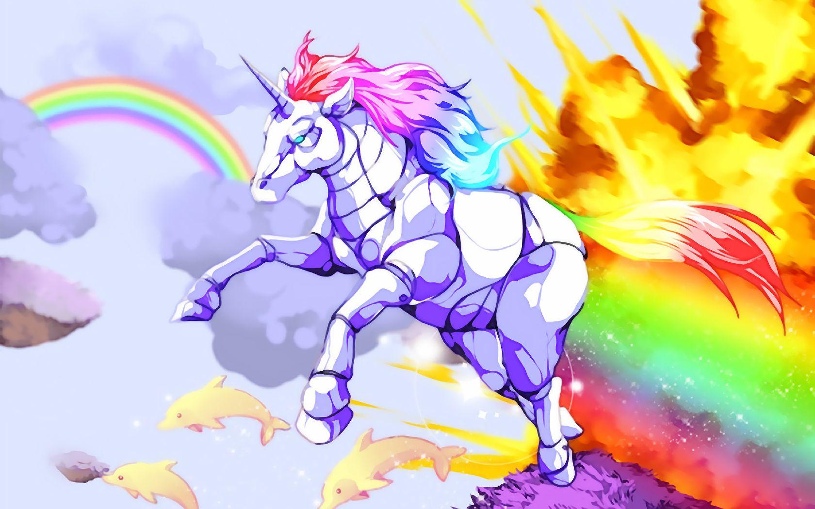 Rainbow Unicorn Wallpapers Top Free Rainbow Unicorn Backgrounds