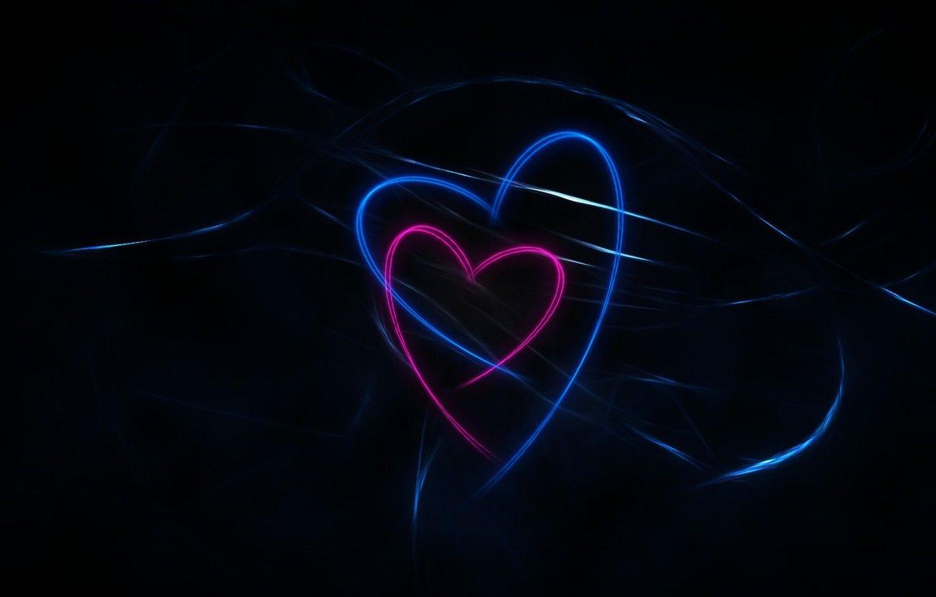 Heart Desktop Neon Wallpapers Top Free Heart Desktop Neon Backgrounds