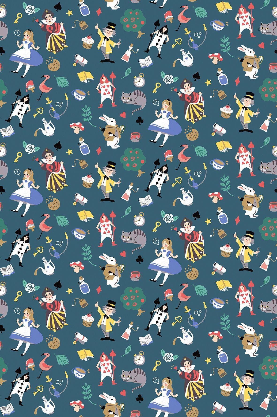 Disney Pattern Wallpapers Top Free Disney Pattern Backgrounds