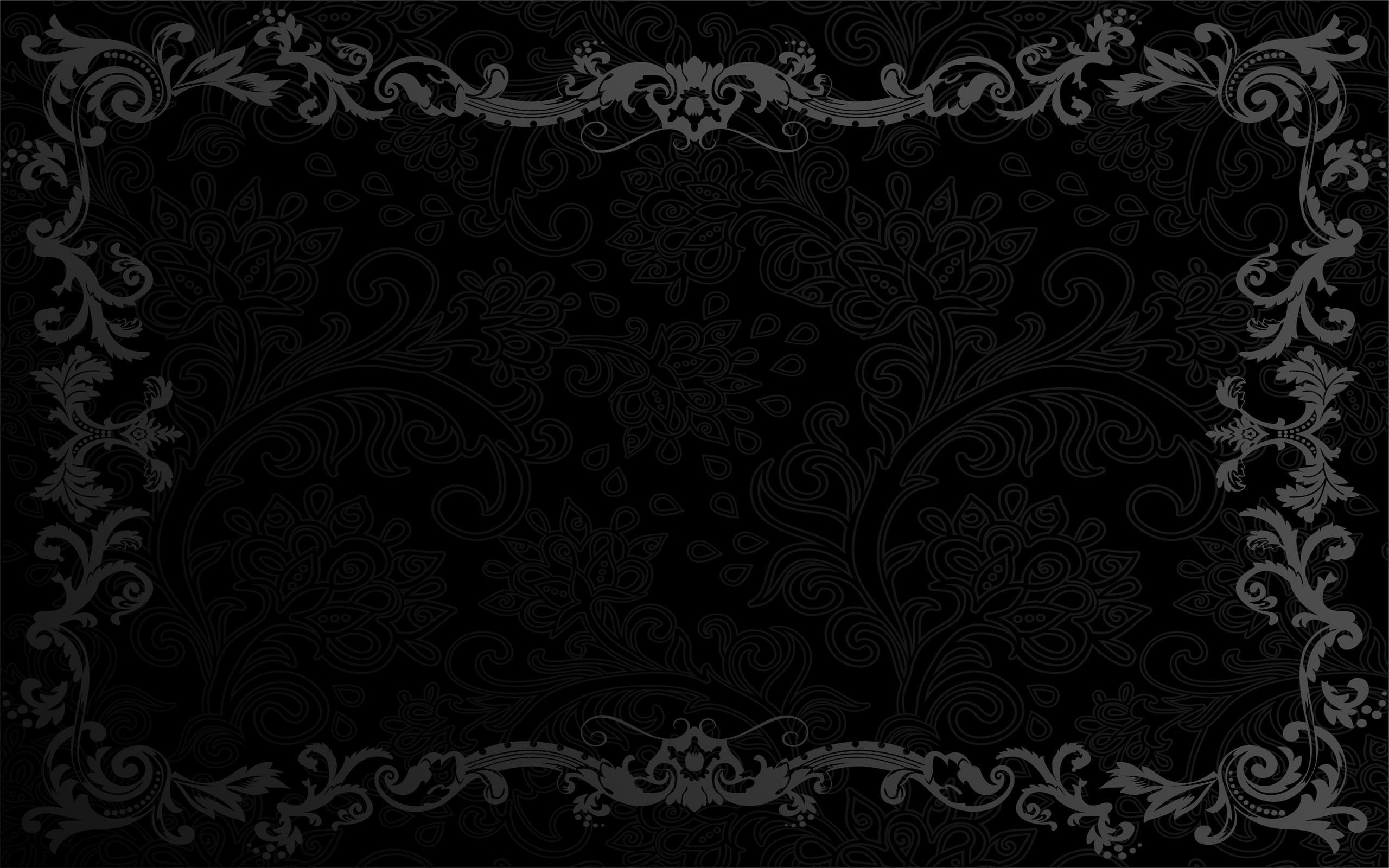 Black Vintage Floral Wallpapers Top Free Black Vintage Floral