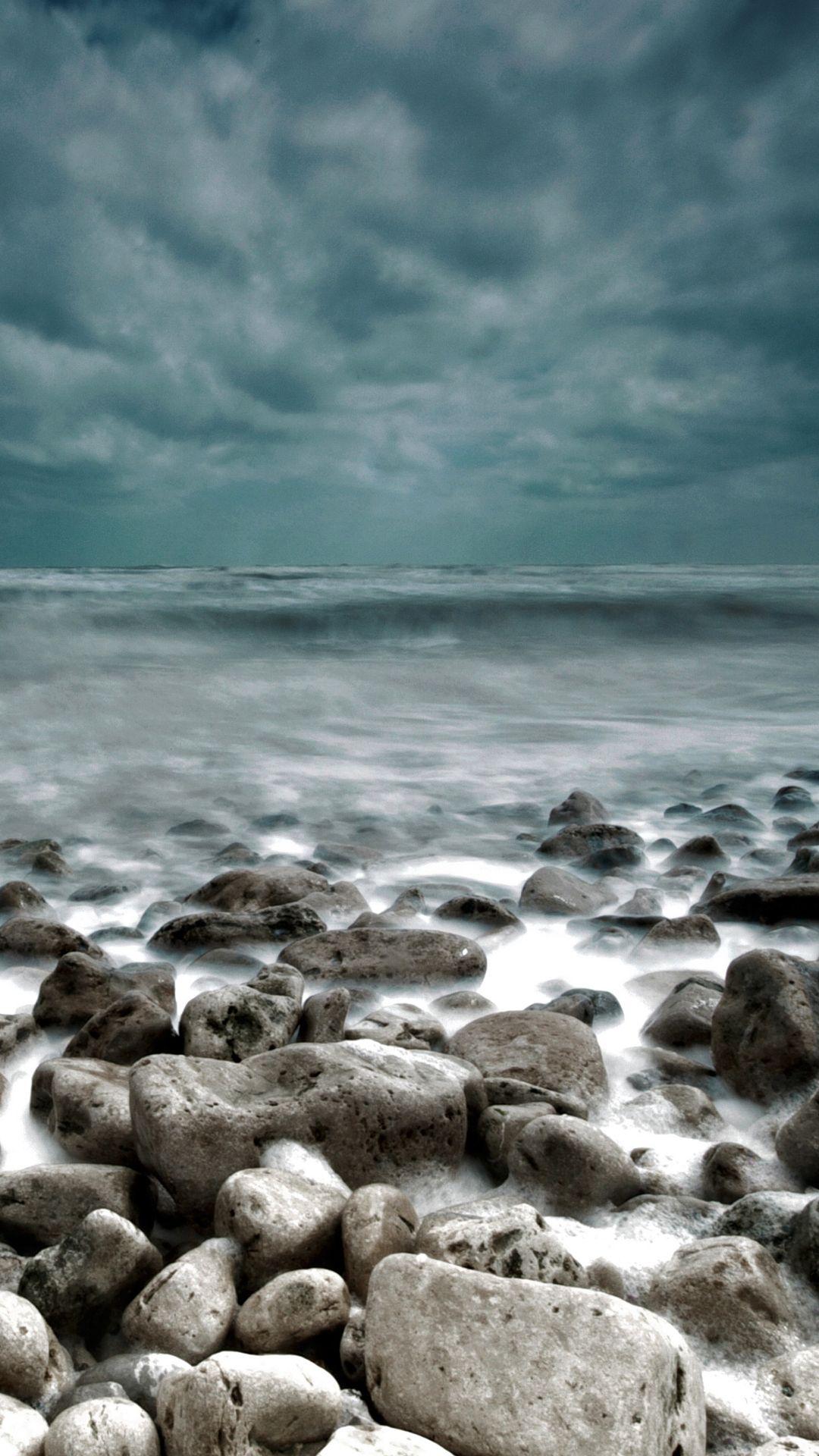 Stormy Beach Wallpapers Top Free Stormy Beach Backgrounds WallpaperAccess