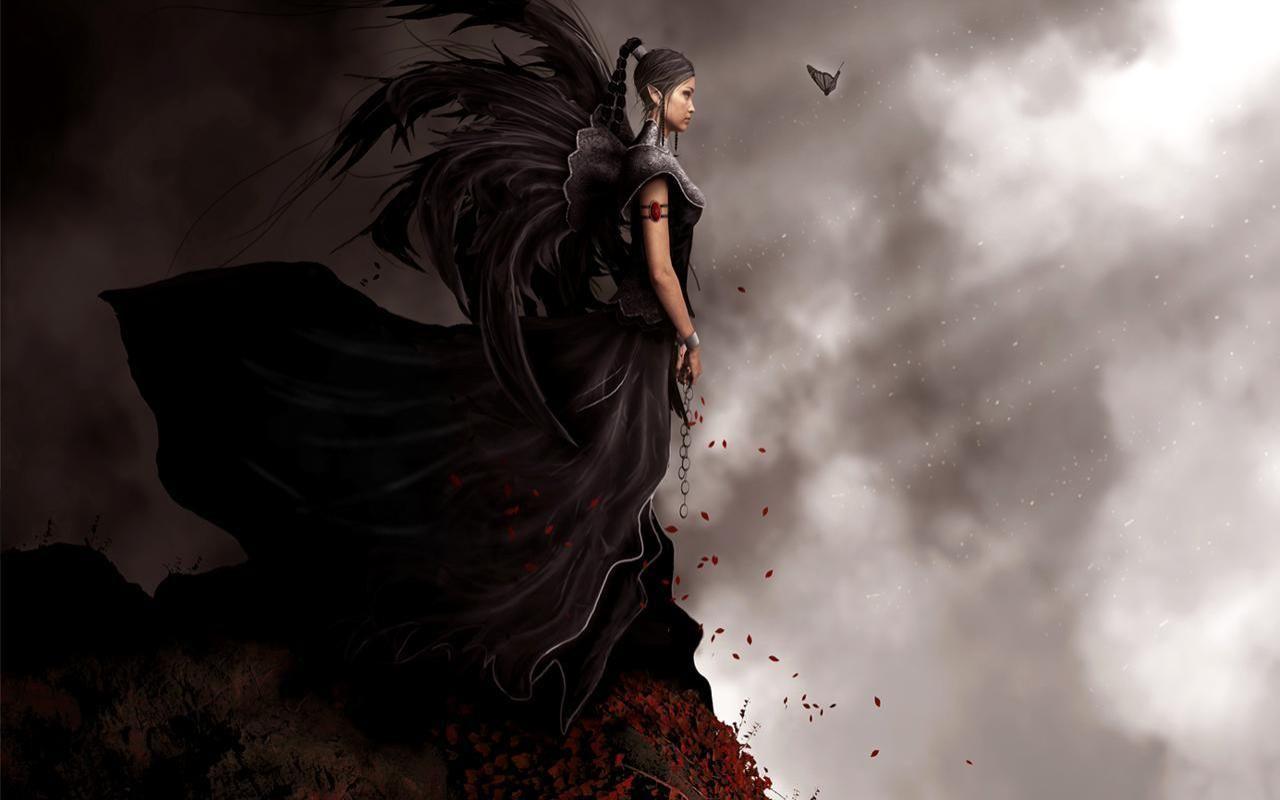 Dark Fairy Wallpapers Top Free Dark Fairy Backgrounds WallpaperAccess