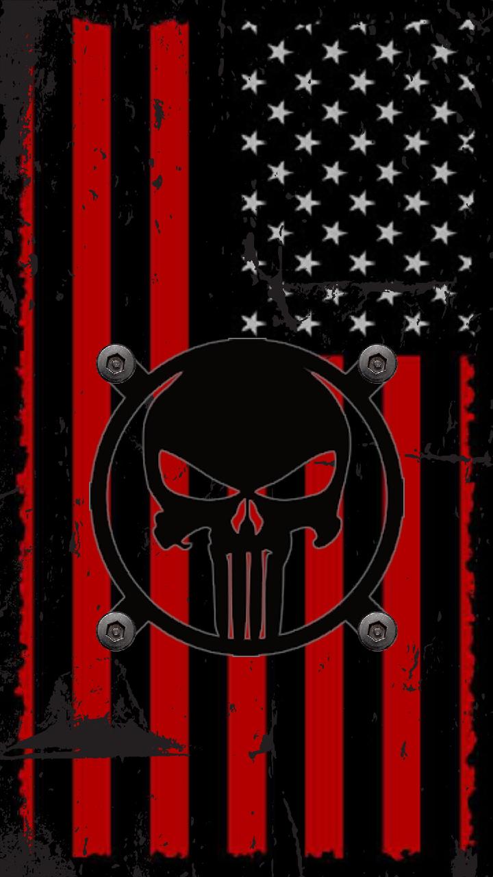 Update 83+ american flag skull wallpaper best in.cdgdbentre