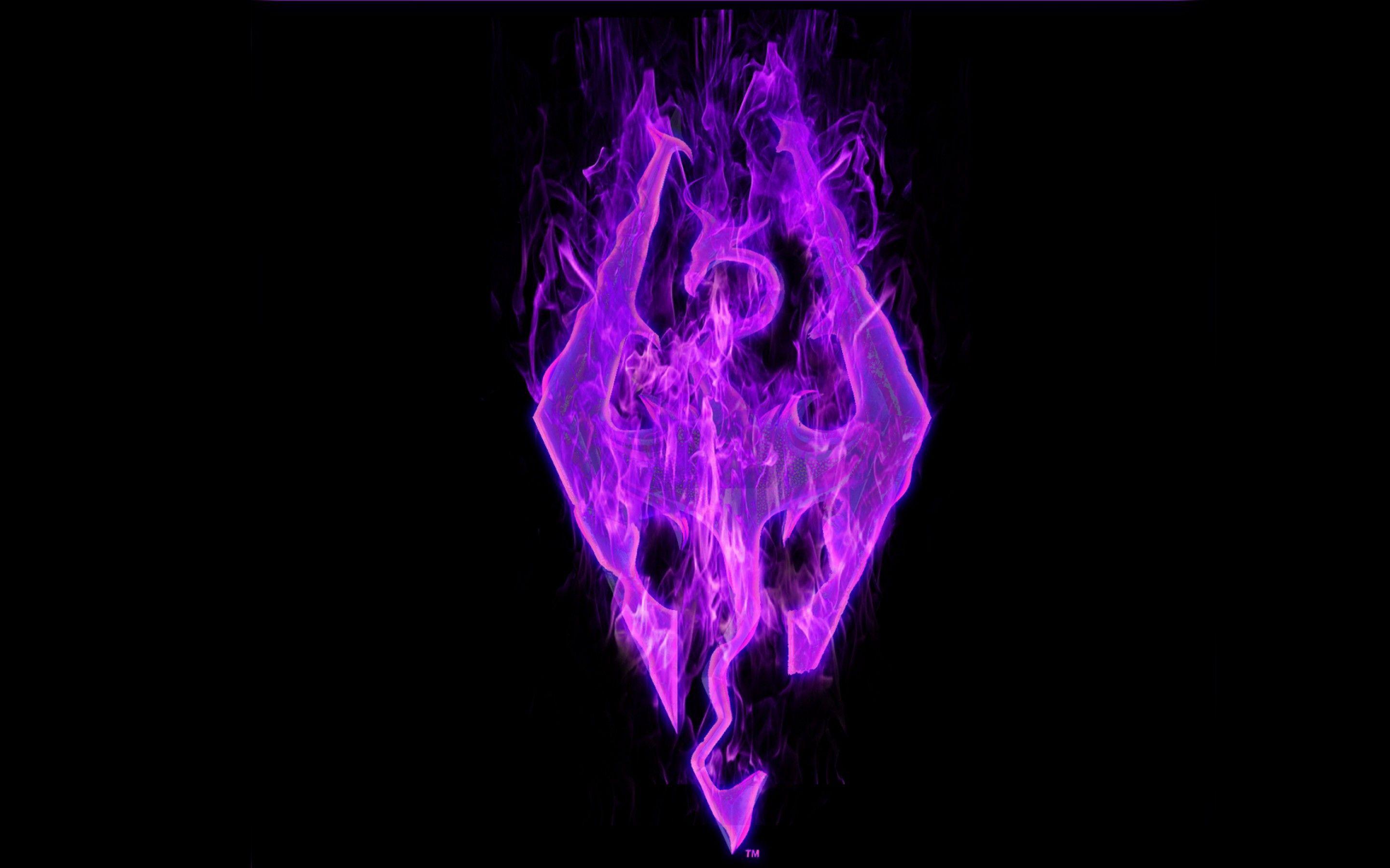 Purple Fire Wallpapers Top Free Purple Fire Backgrounds WallpaperAccess