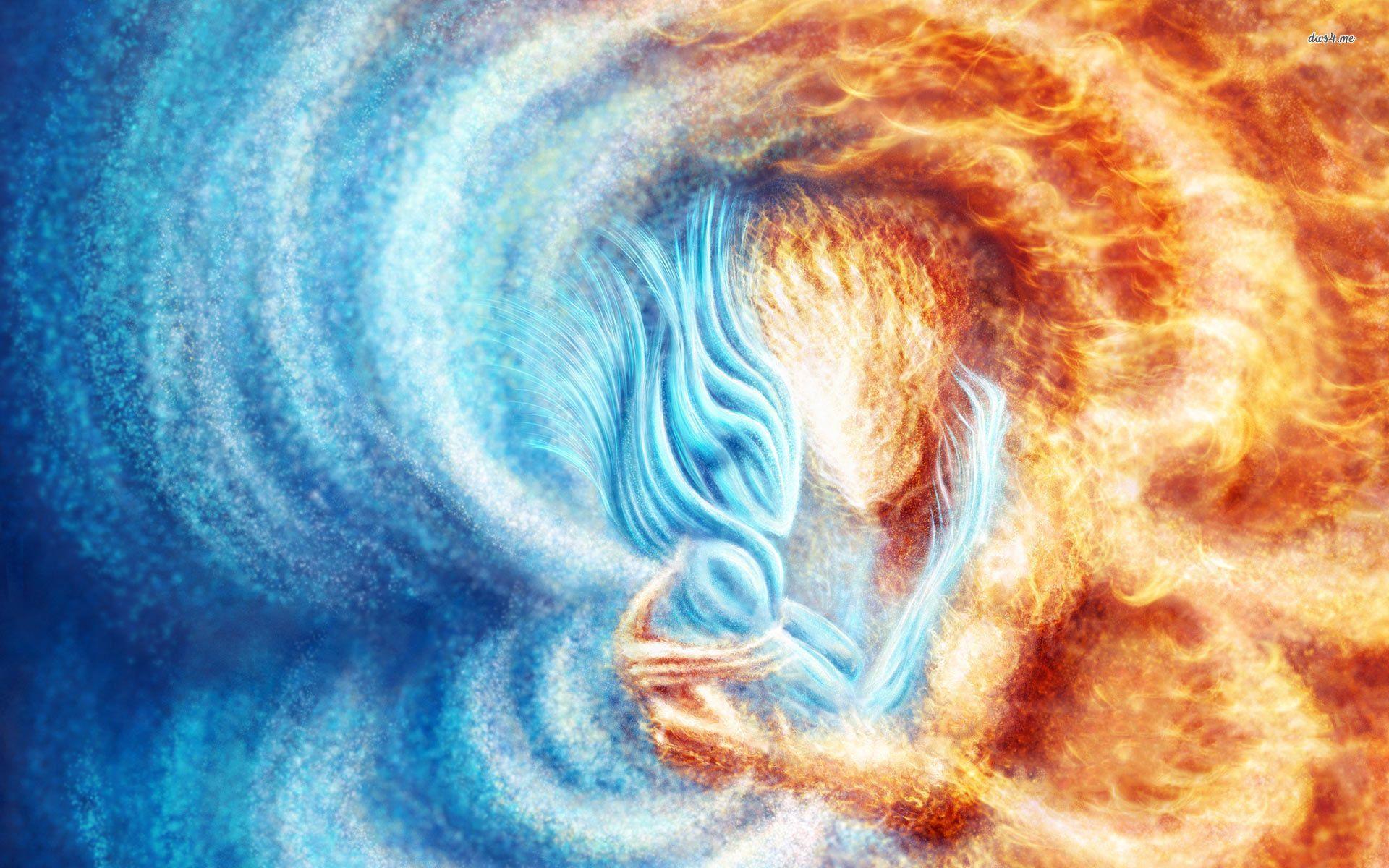 Fire And Ice Abstract Wallpapers Top Free Fire And Ice Abstract