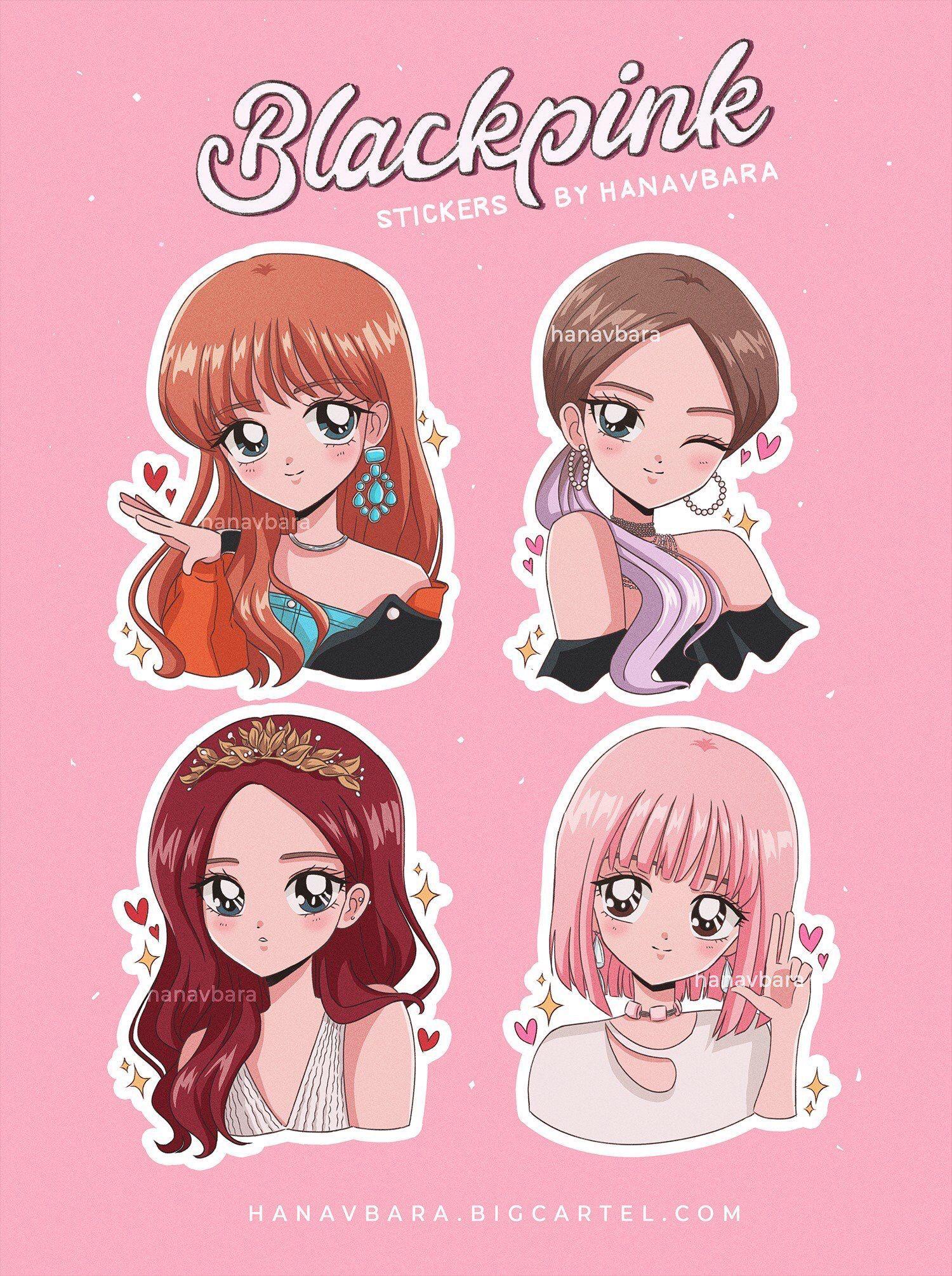 Blackpink Cartoon Wallpapers Top Free Blackpink Cartoon Backgrounds