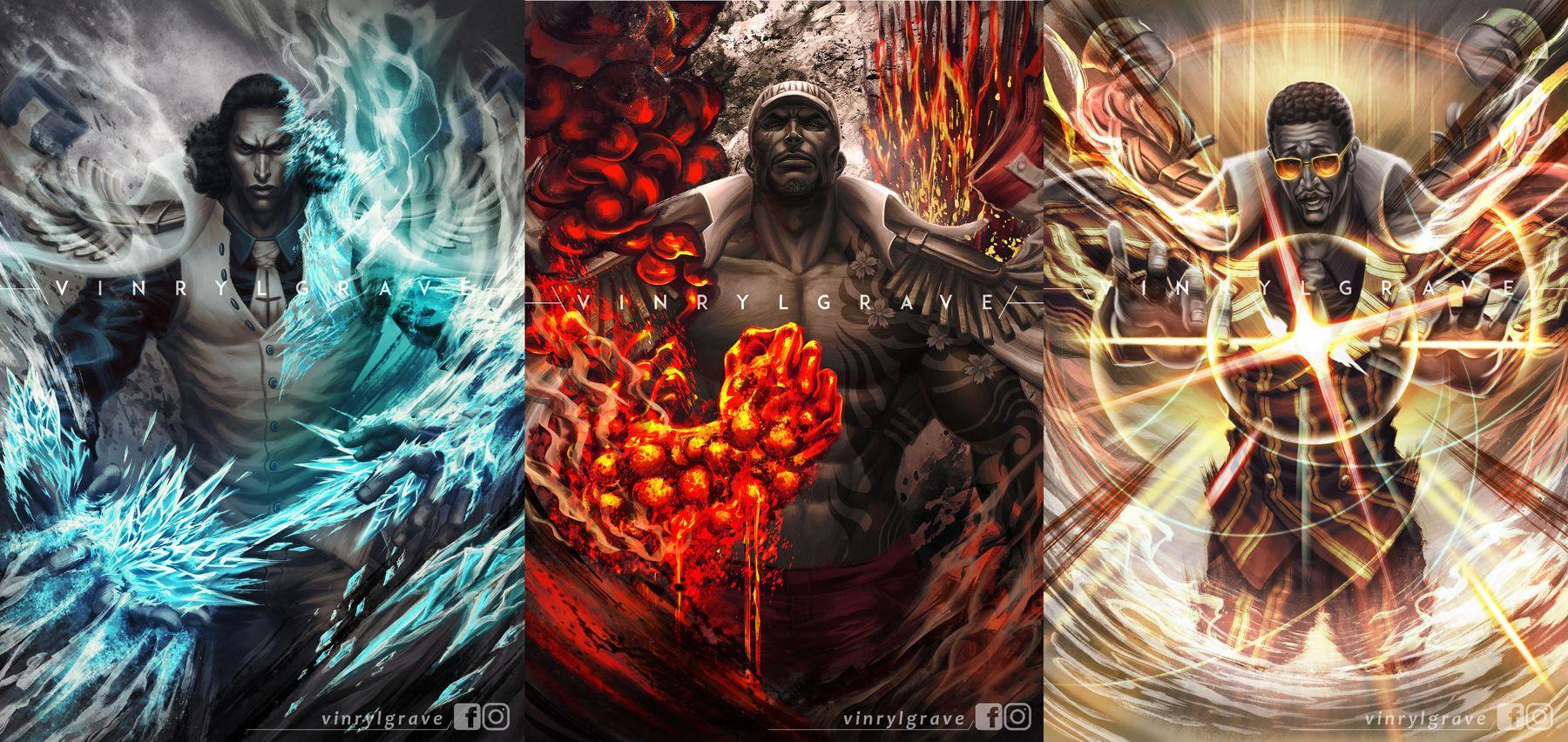 One Piece Admirals Wallpapers Top Free One Piece Admirals Backgrounds WallpaperAccess