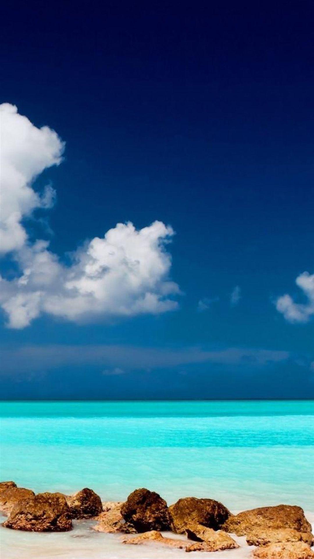 Blue Beach Wallpapers Top Free Blue Beach Backgrounds WallpaperAccess