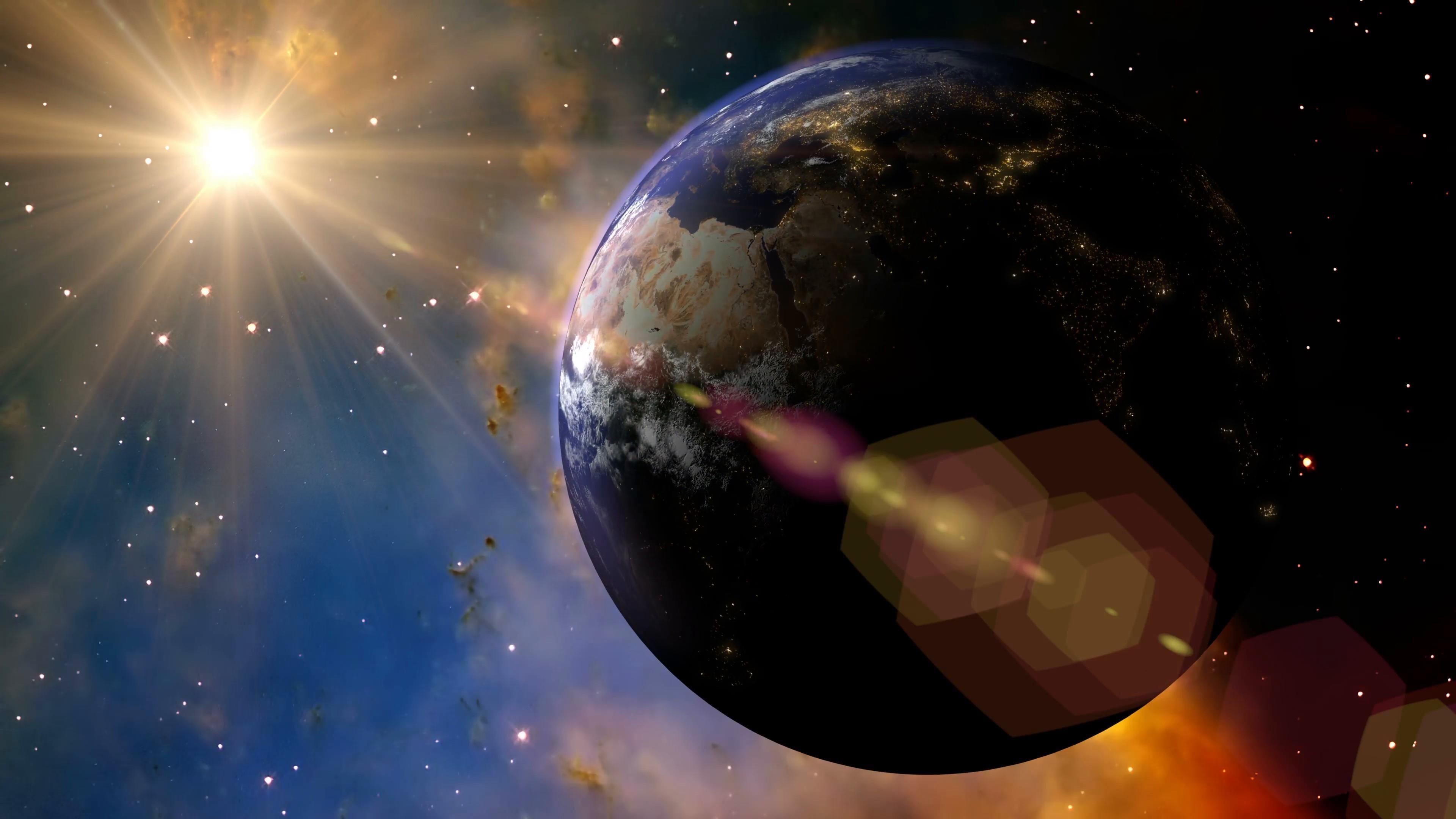 Earth and Sun Wallpapers Top Free Earth and Sun Backgrounds