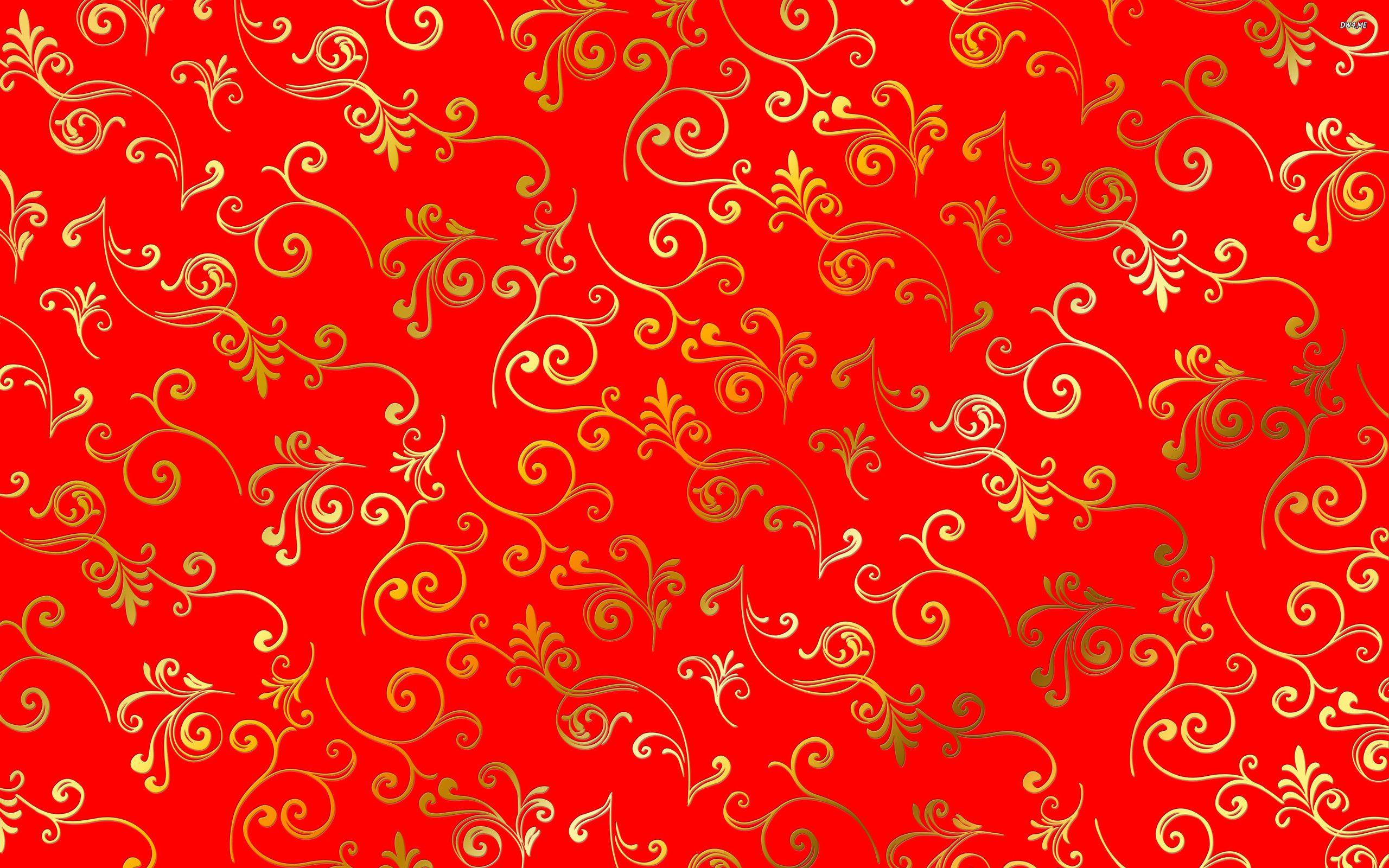 Red and Gold Floral Wallpapers Top Free Red and Gold Floral