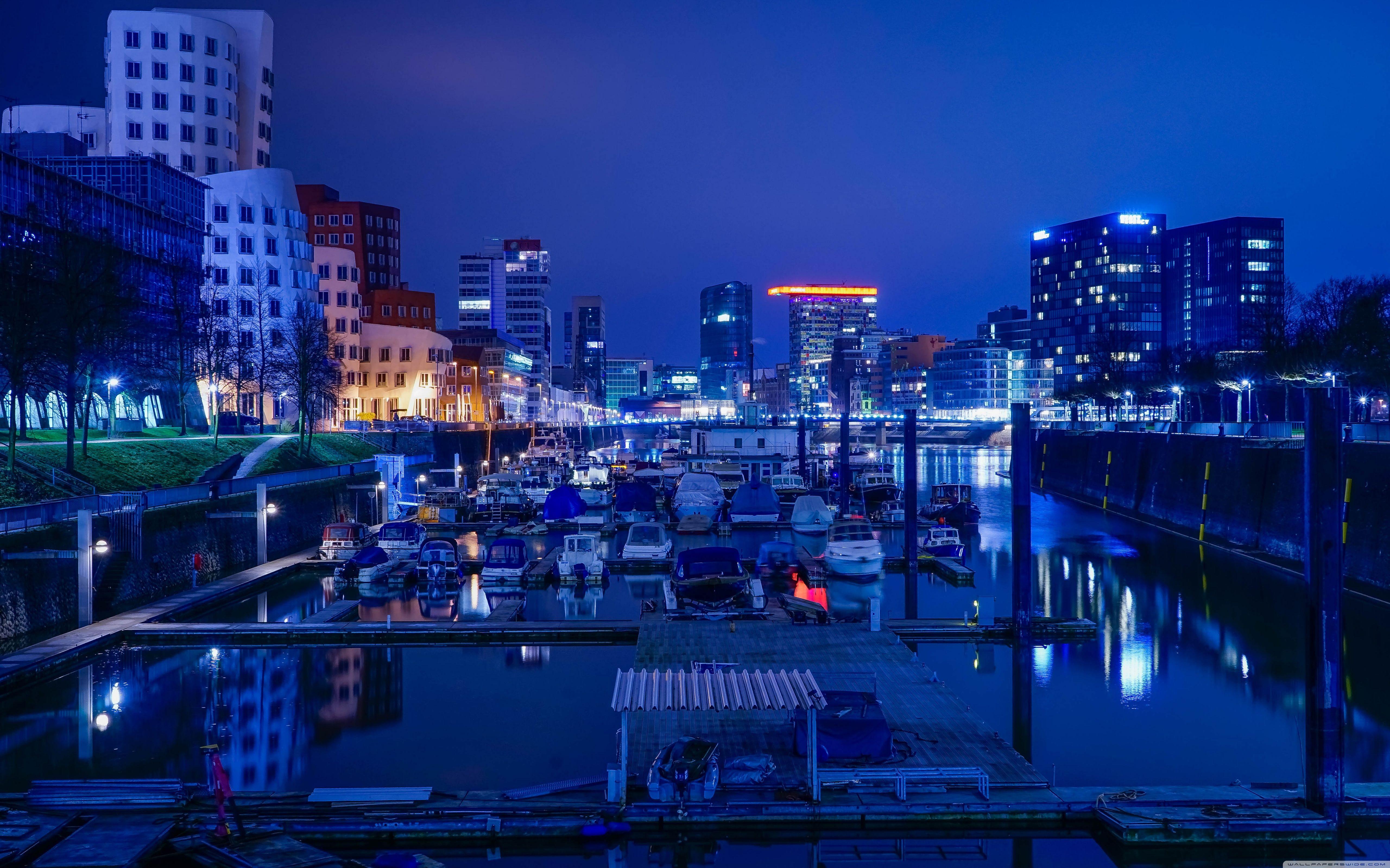 Blue City Wallpapers Top Free Blue City Backgrounds WallpaperAccess