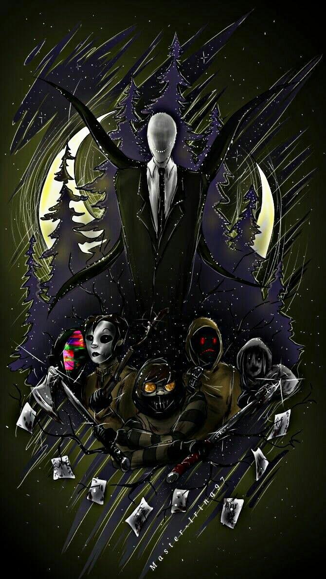 Cute Slender Man Wallpaper