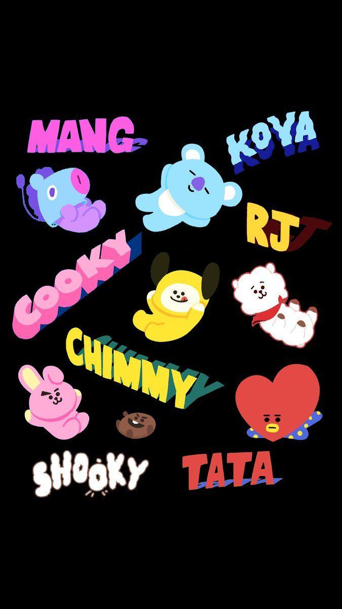 BT21 IPad HD Wallpapers Top Free BT21 IPad HD Backgrounds