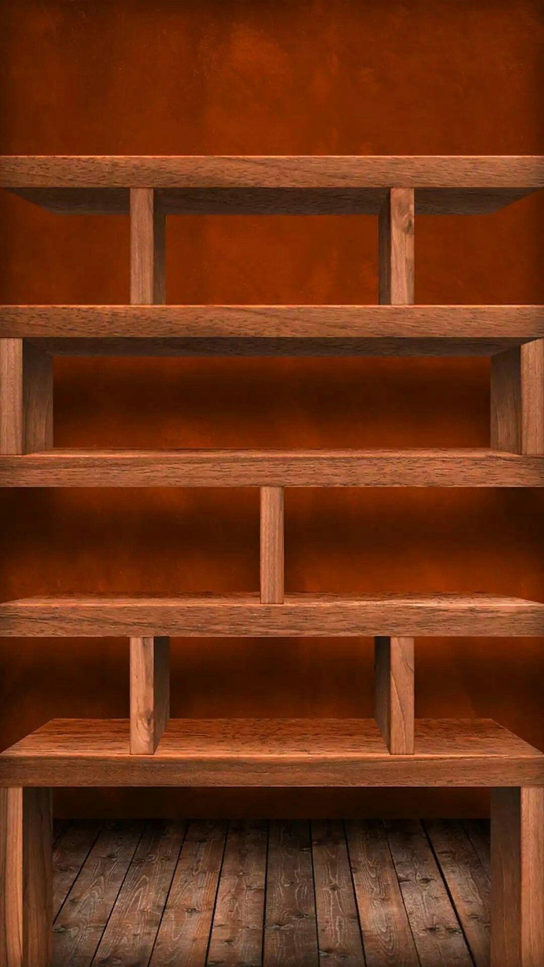 Minecraft Shelves Wallpaper