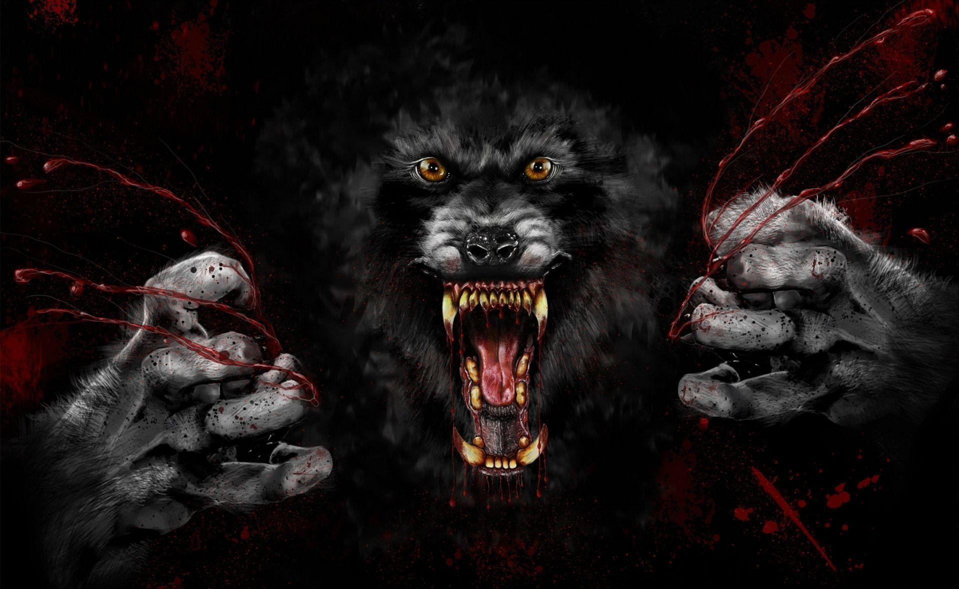Werewolf Art Wallpapers Top Free Werewolf Art Backgrounds