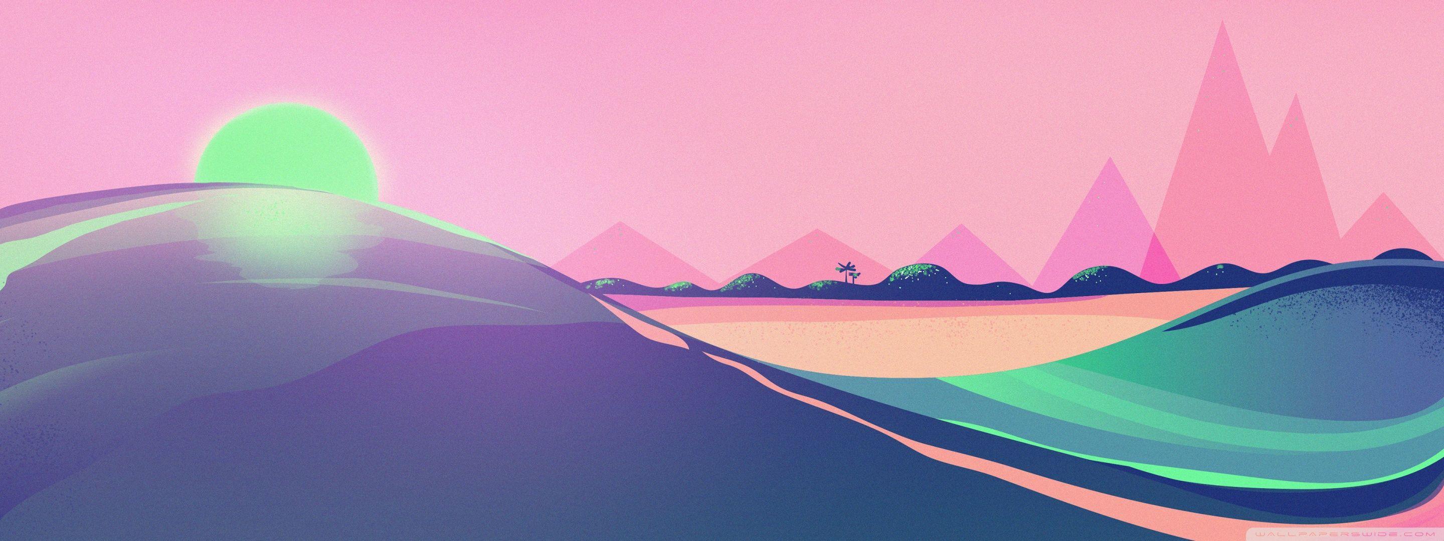 Pink Dual Monitor Wallpapers Top Free Pink Dual Monitor Backgrounds