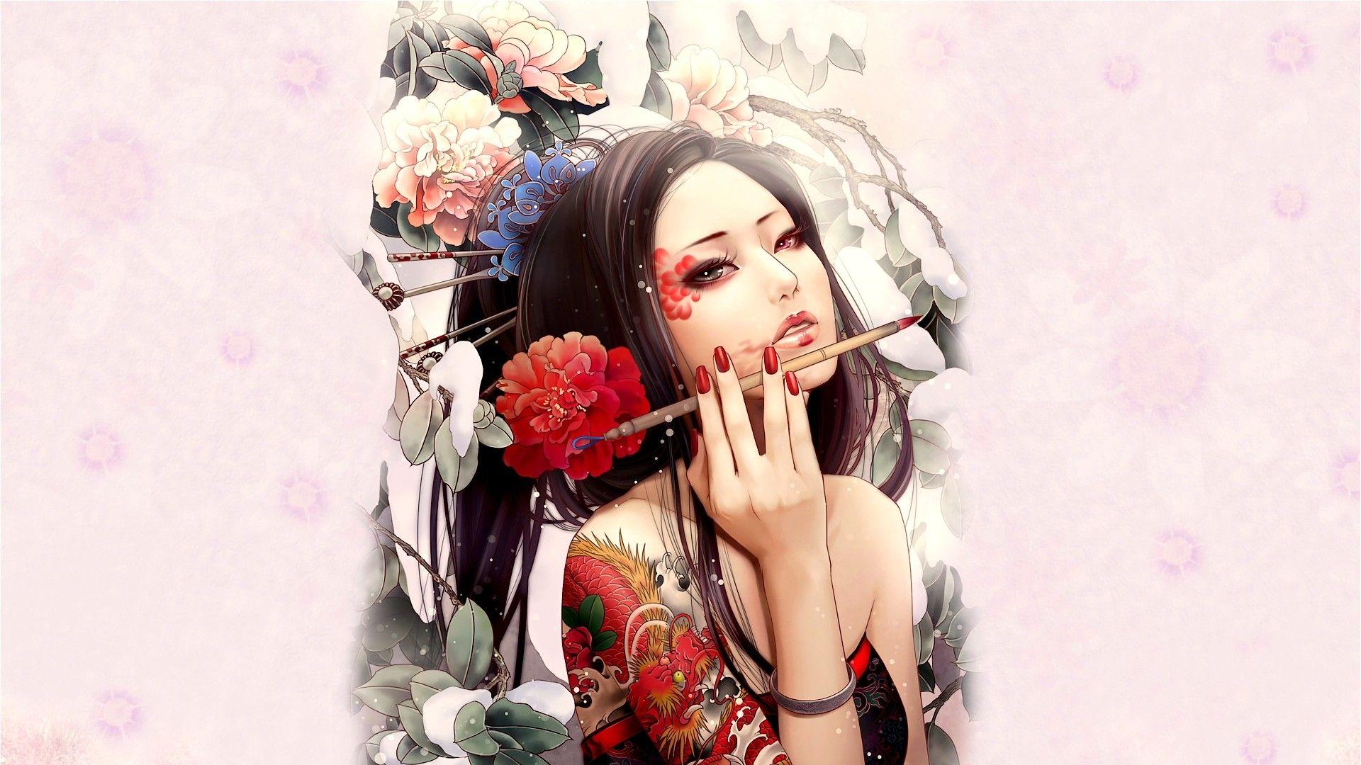 Anime Girl Tattoo Wallpapers - Top Free Anime Girl Tattoo Backgrounds - Wallpaperaccess 1080_x_1920_jpg