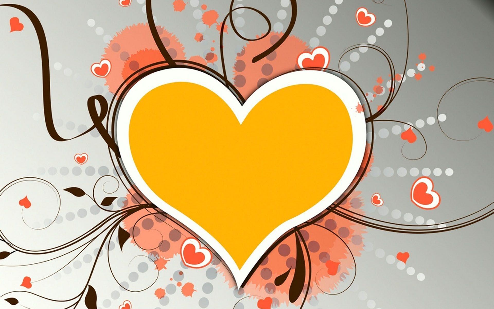 Yellow Hearts Wallpapers Top Free Yellow Hearts Backgrounds
