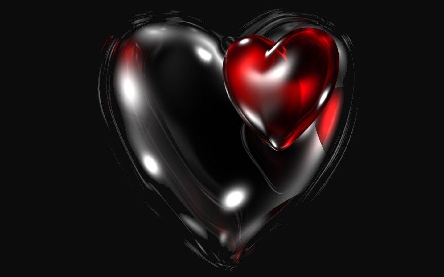 Black Heart Wallpapers Top Free Black Heart Backgrounds WallpaperAccess