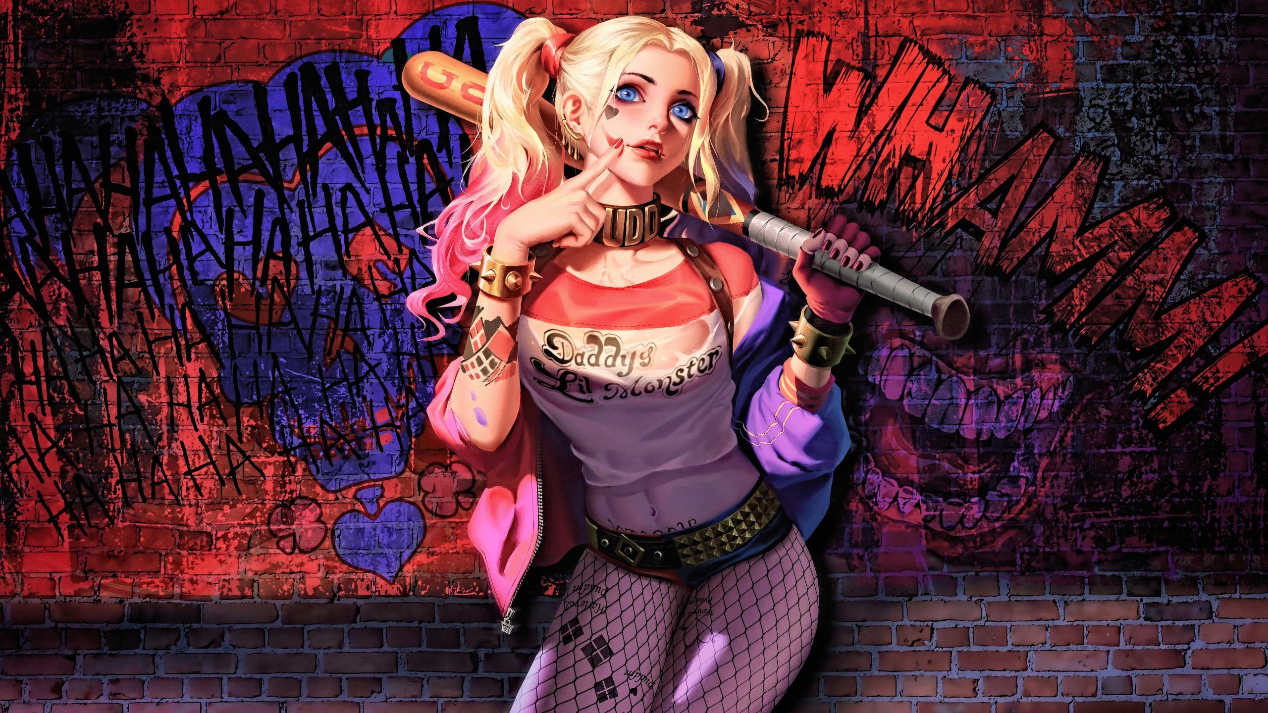 Harley Quinn Art Wallpapers Top Free Harley Quinn Art Backgrounds