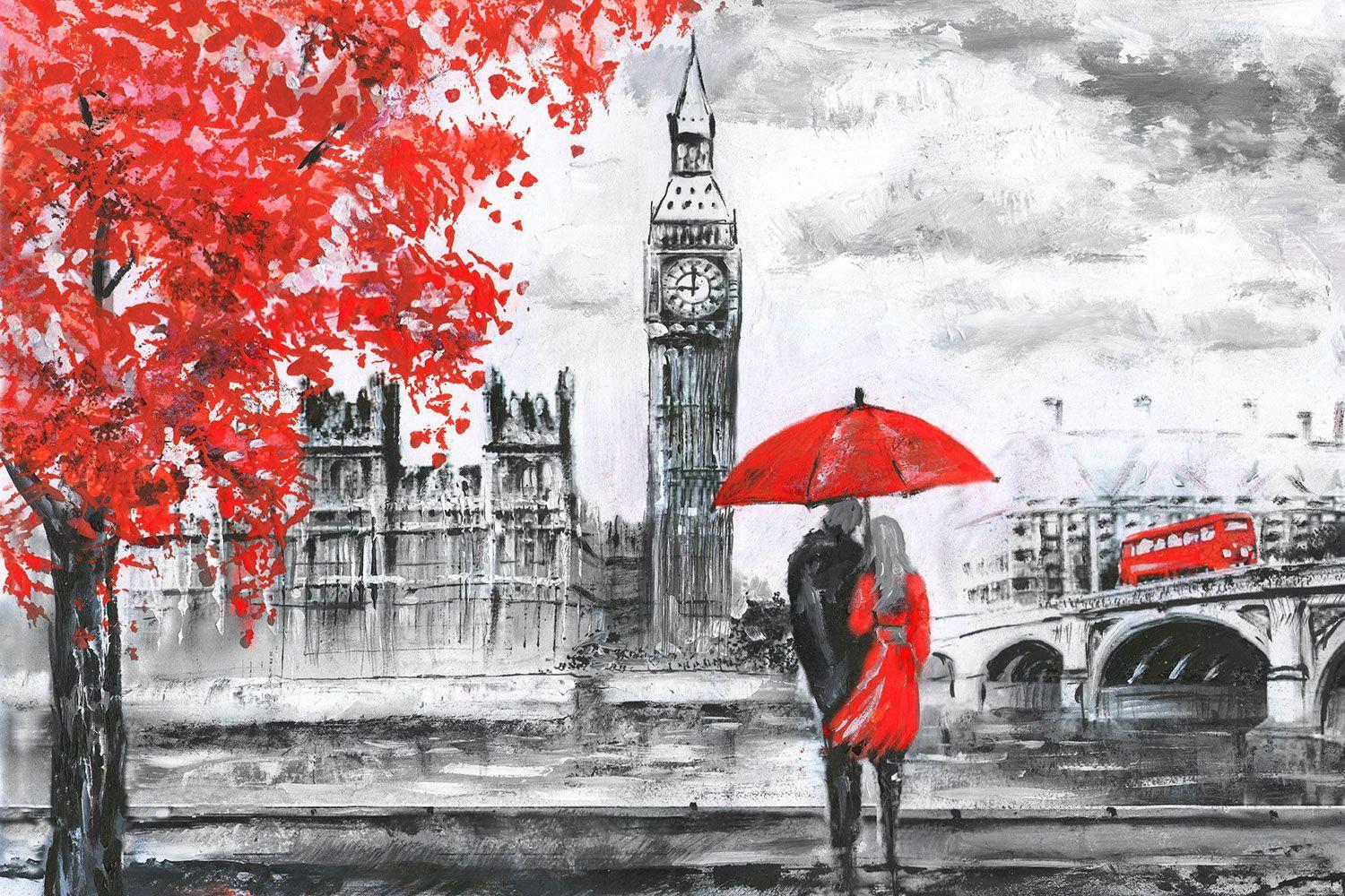 Creative Wallpaper red umbrella Images for your desktop and mobile