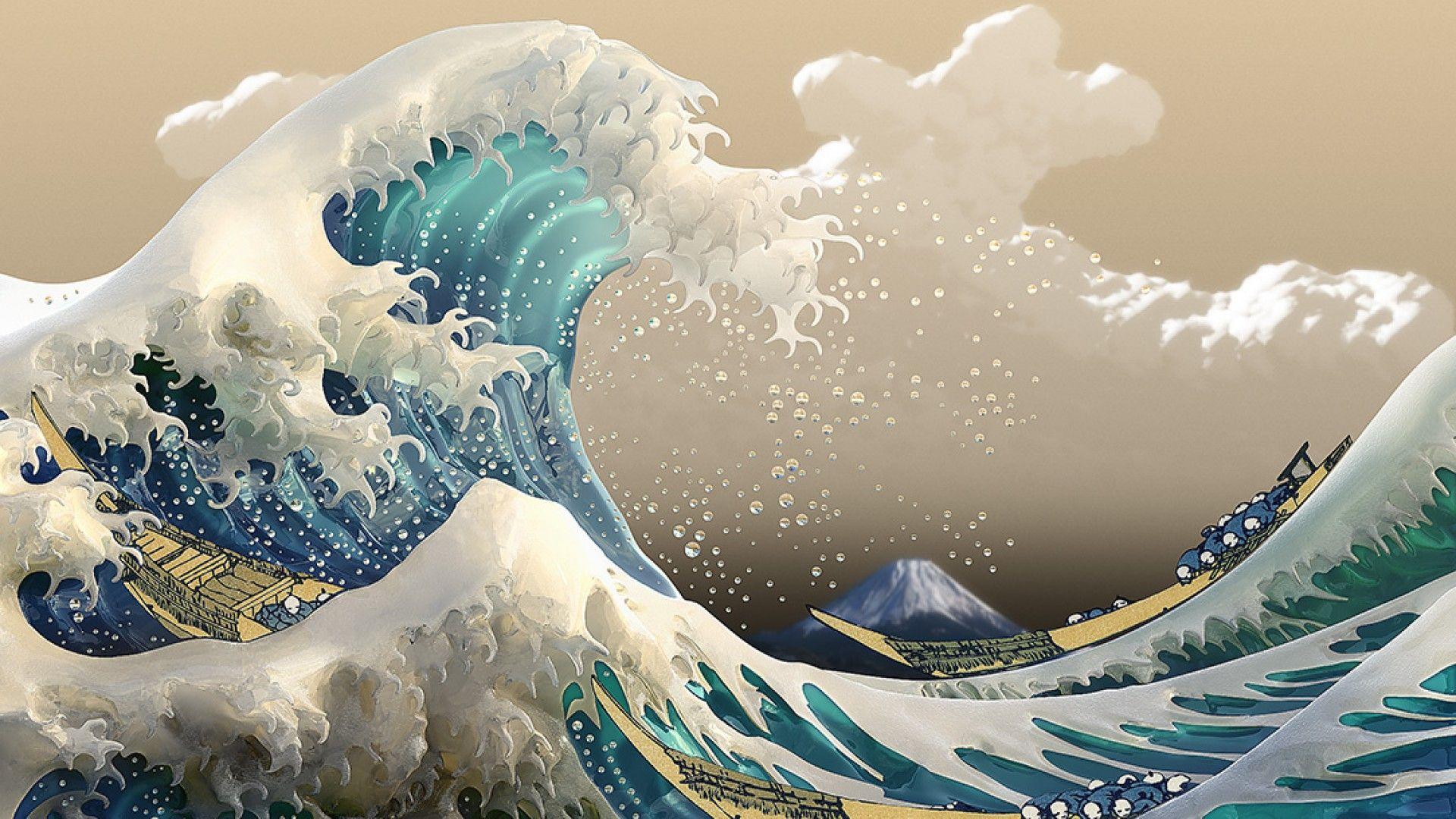 The Great Wave Wallpapers Top Free The Great Wave Backgrounds