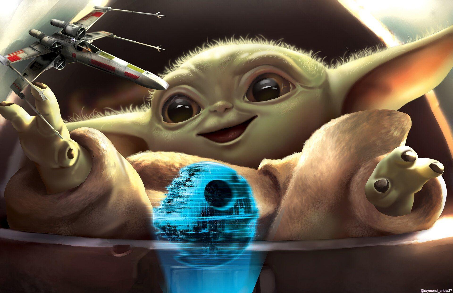 Mandalorian And Baby Yoda Wallpapers Top Free Mandalorian And Baby