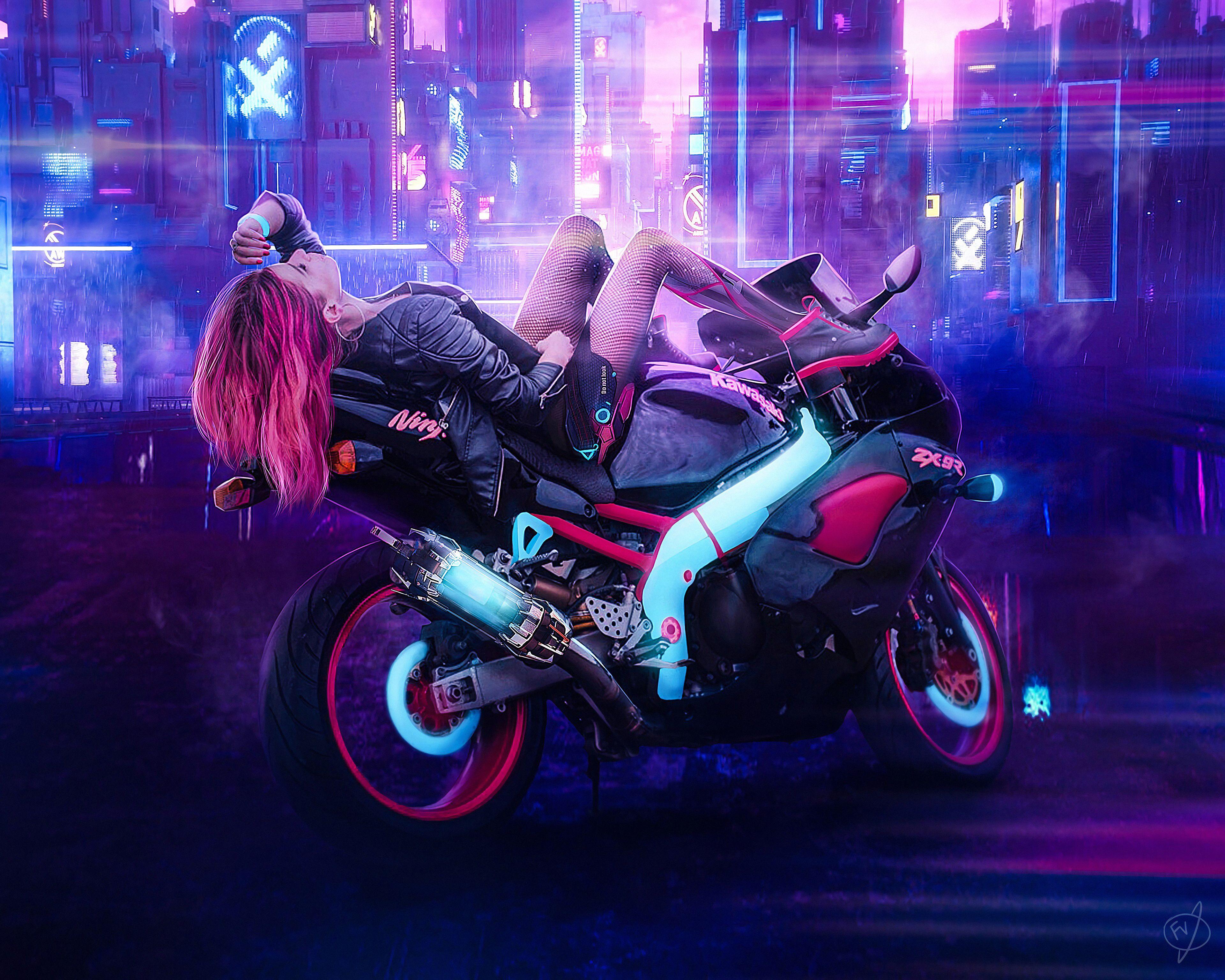 Cyberpunk Girl Wallpapers Top Free Cyberpunk Girl Backgrounds