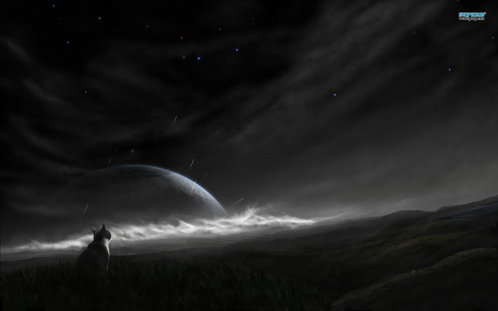 Black Sky Wallpapers Top Free Black Sky Backgrounds WallpaperAccess