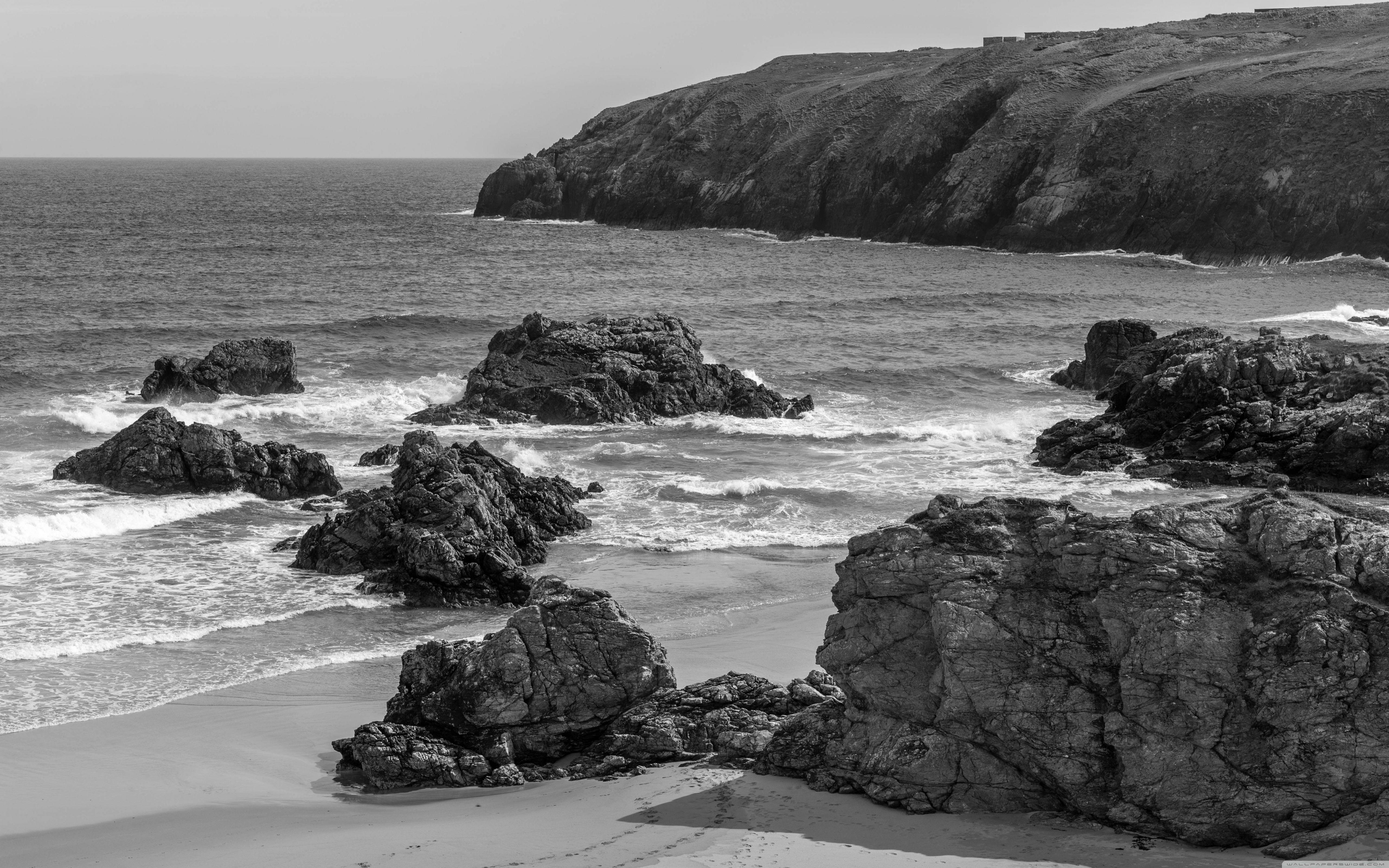 Black and White Beach Wallpapers Top Free Black and White Beach