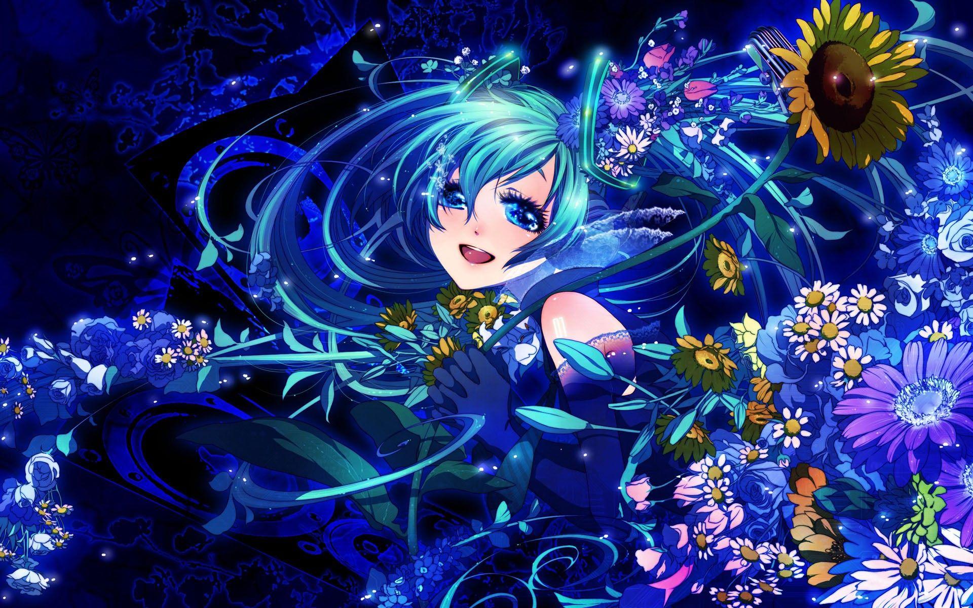 Anime Flower Wallpapers Top Free Anime Flower Backgrounds