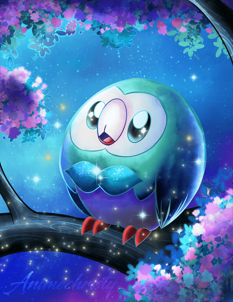 Rowlet Wallpapers Top Free Rowlet Backgrounds WallpaperAccess