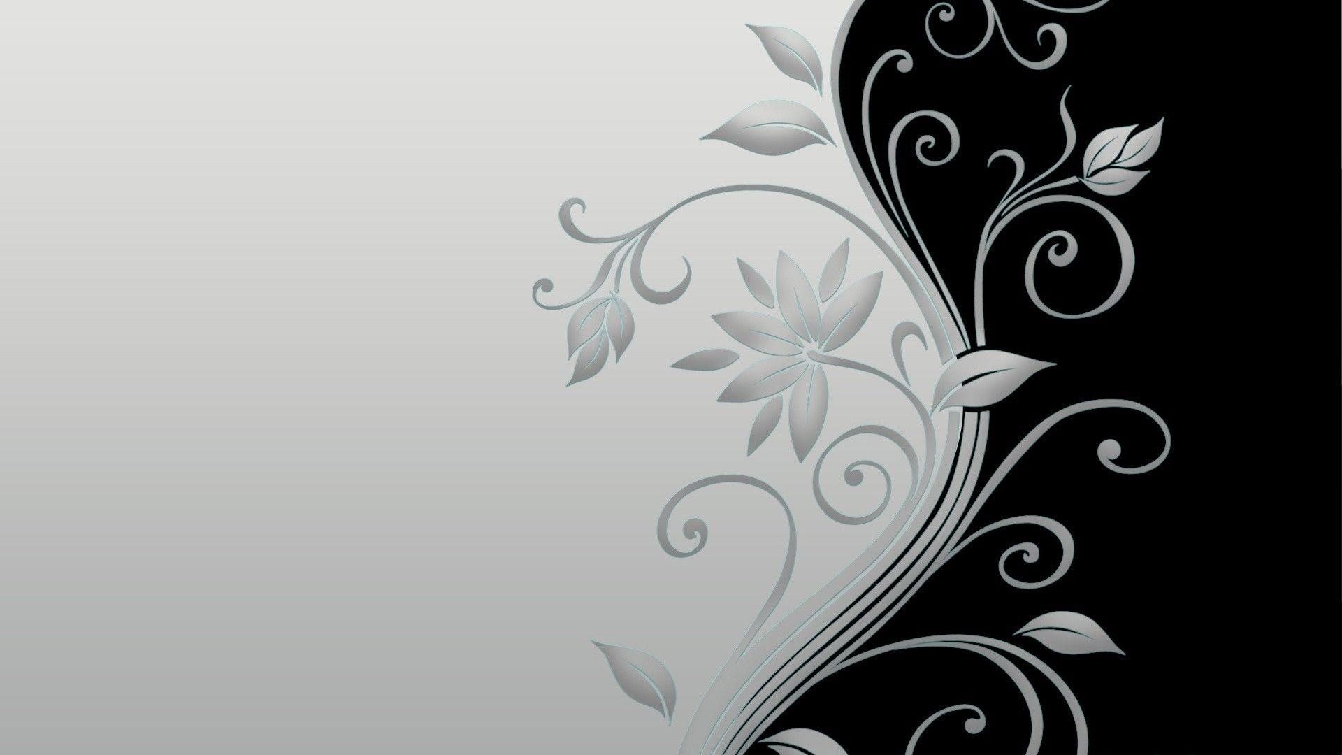 Black and White Floral Wallpapers Top Free Black and White Floral