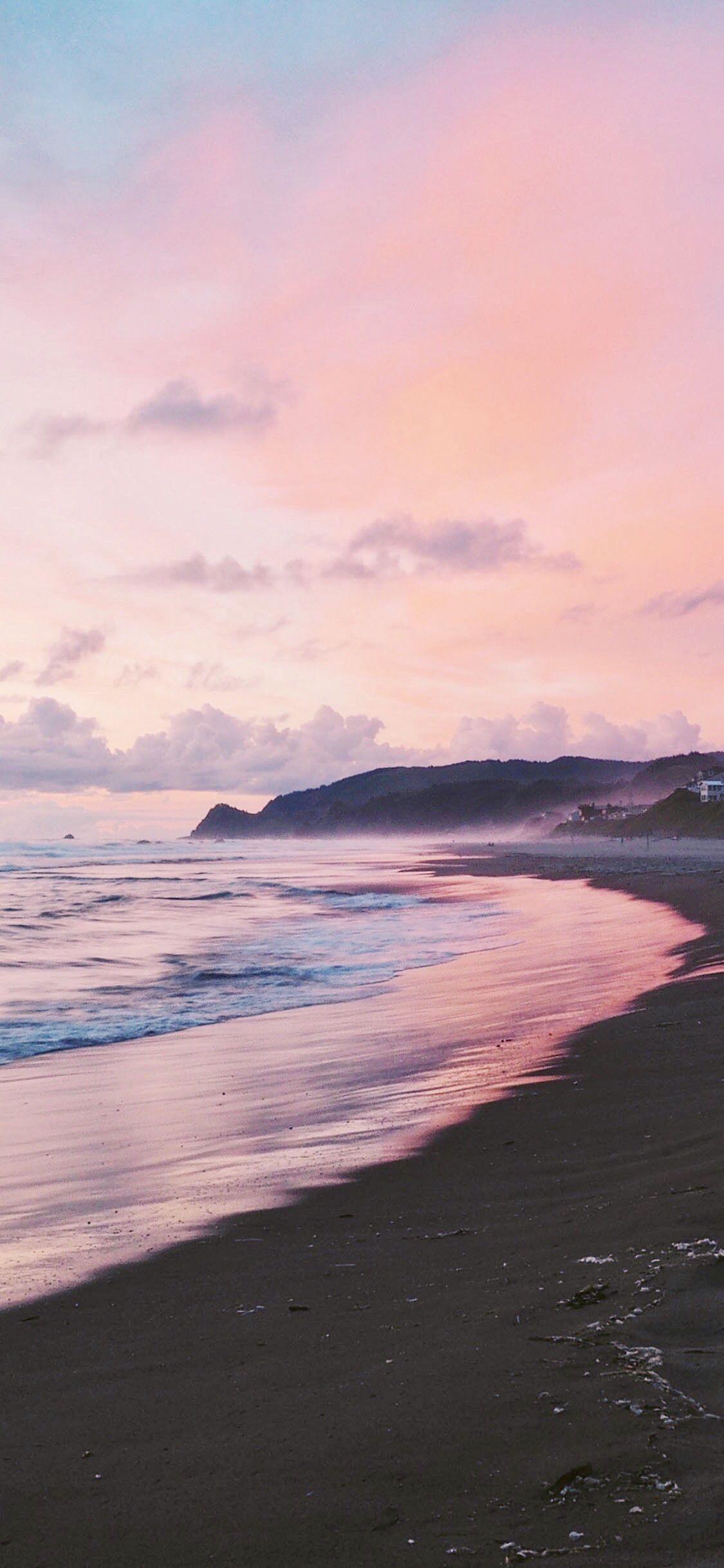 Pink Beach Sunset iPhone Wallpapers Top Free Pink Beach Sunset iPhone