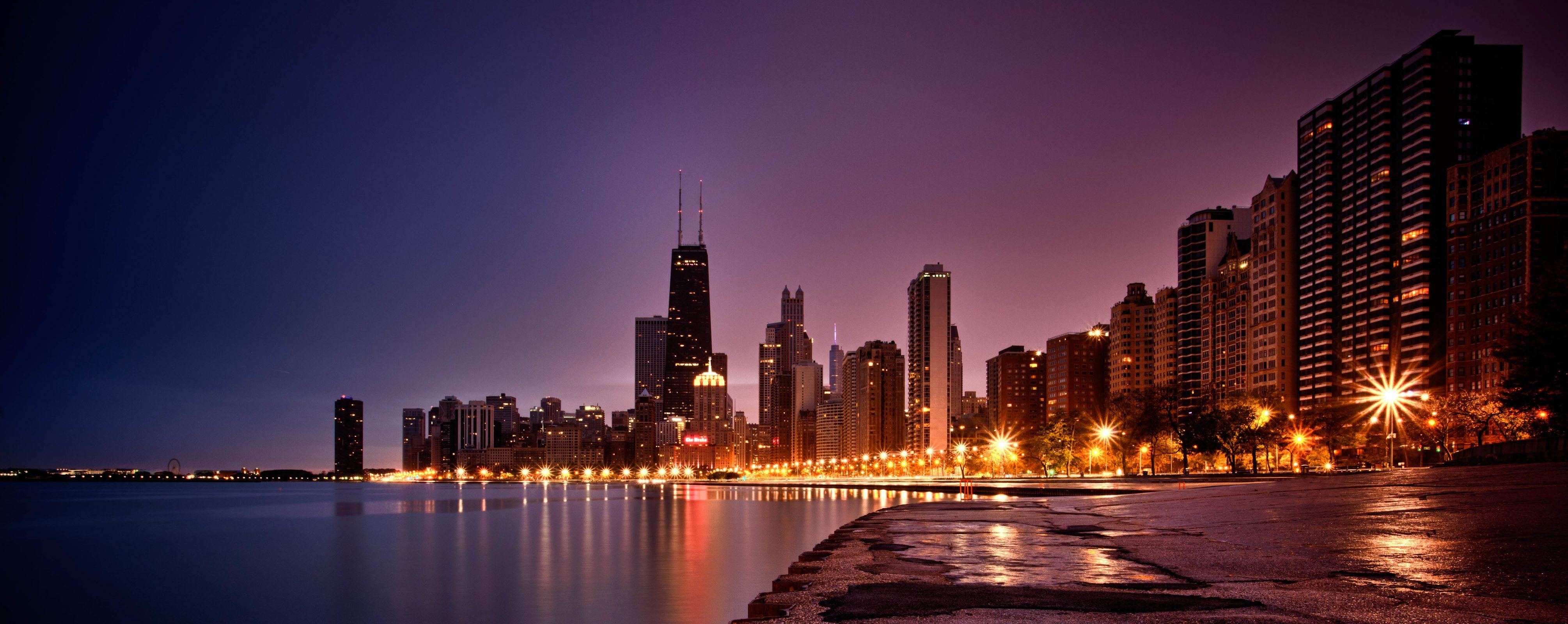 Chicago Skyline Wallpapers Top Free Chicago Skyline Backgrounds