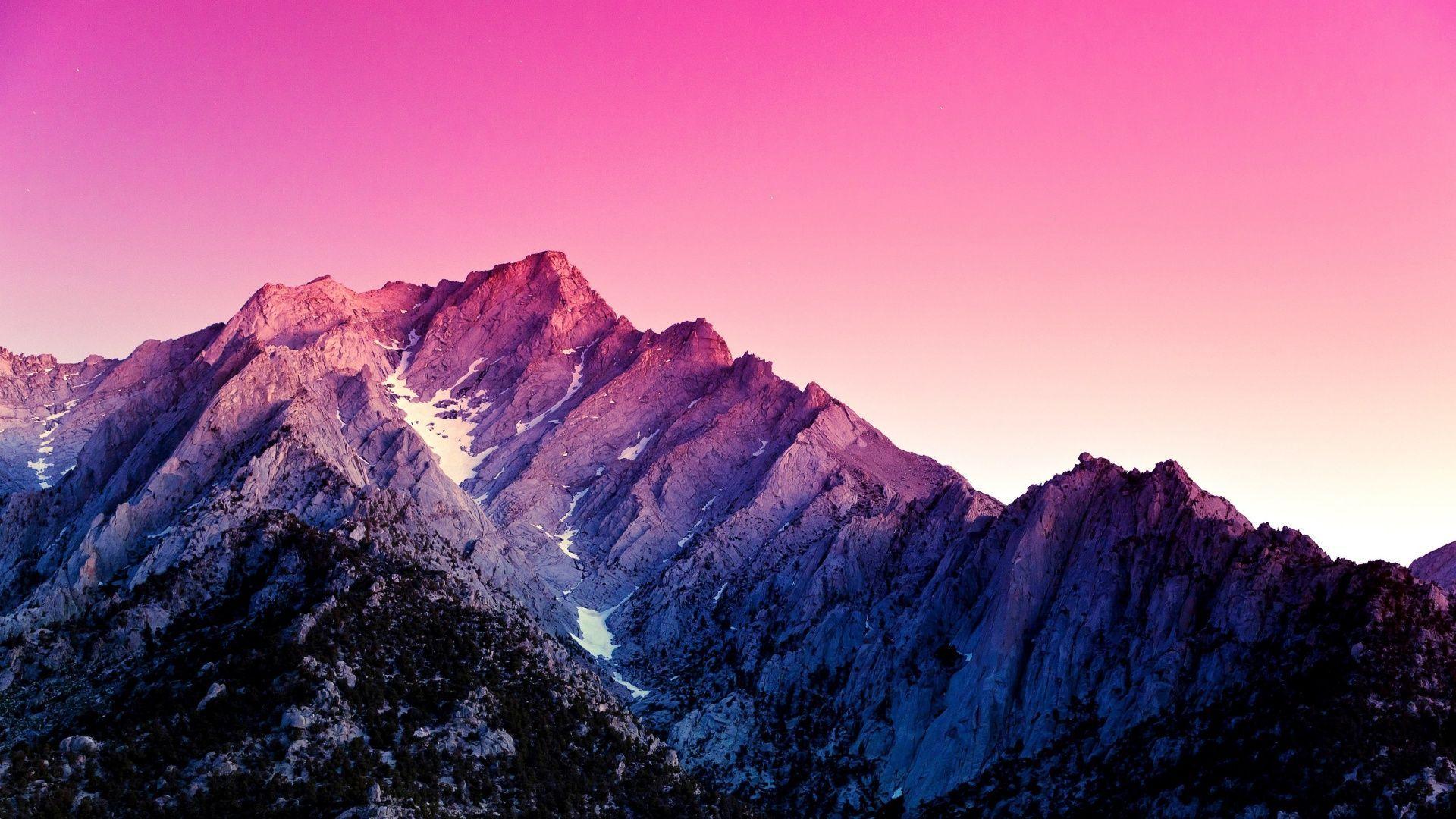 Pink Mountains Wallpapers Top Free Pink Mountains Backgrounds
